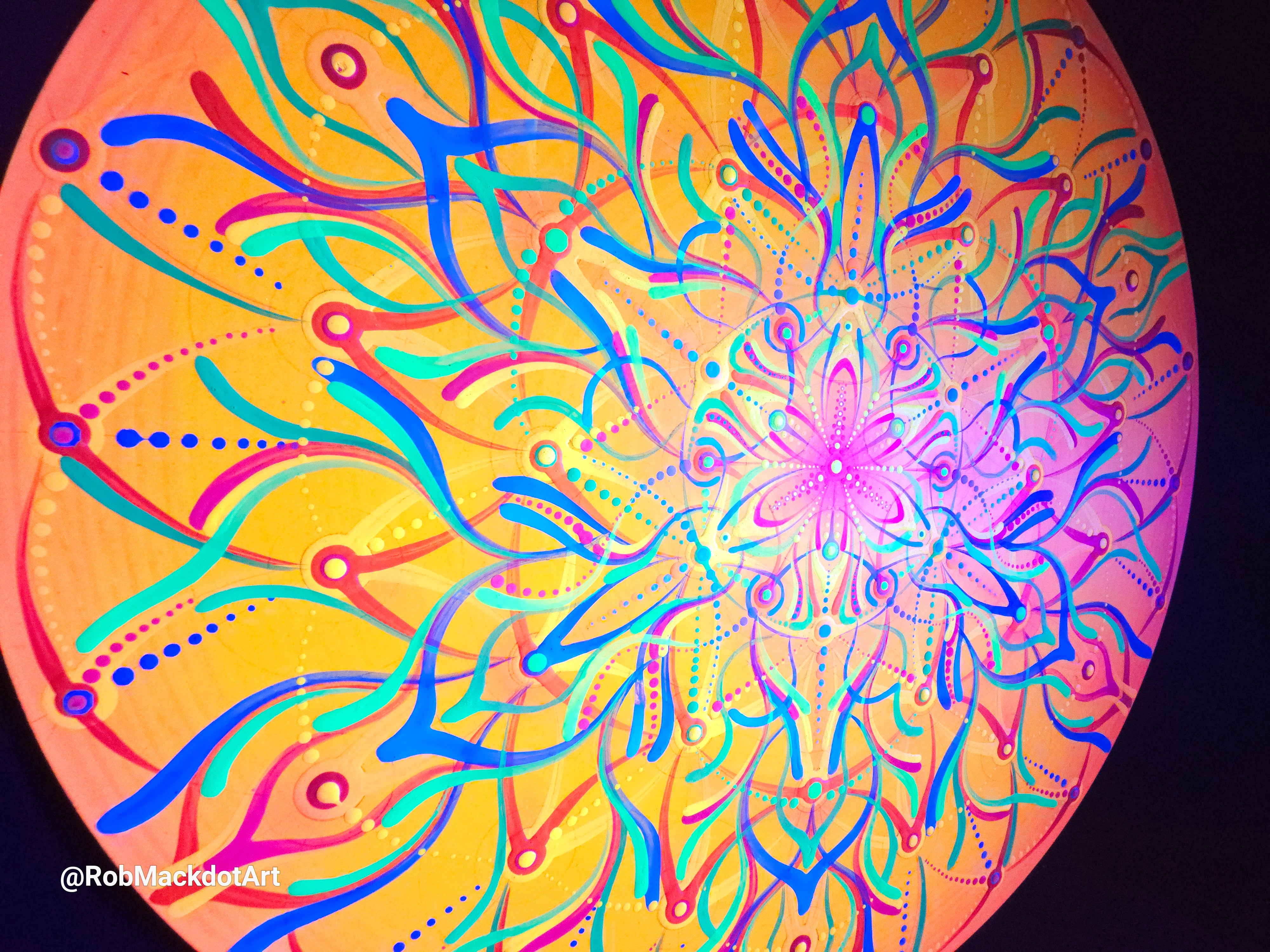60cm Original Psychedelic Artwork 12