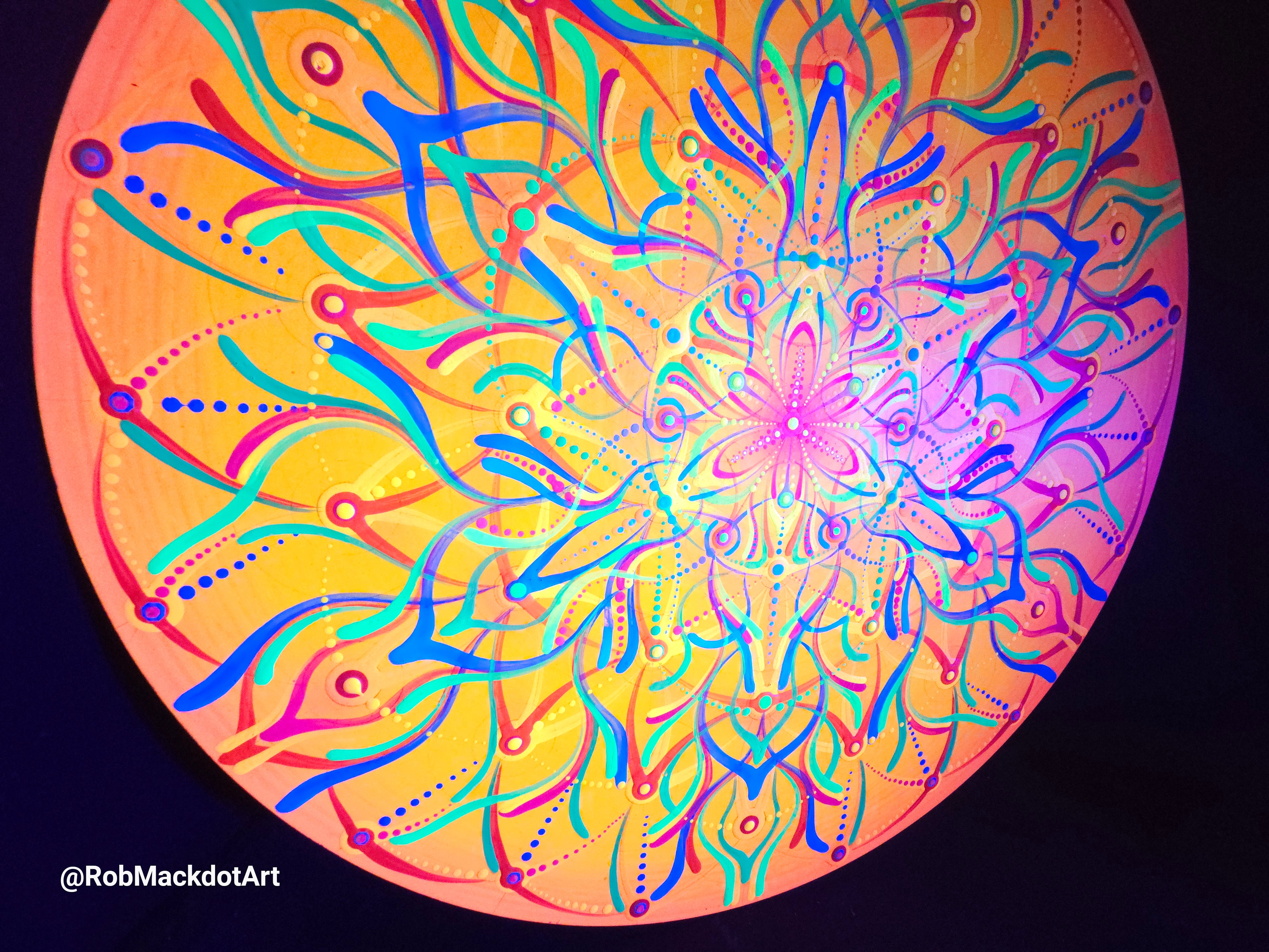60cm Original Psychedelic Artwork 12