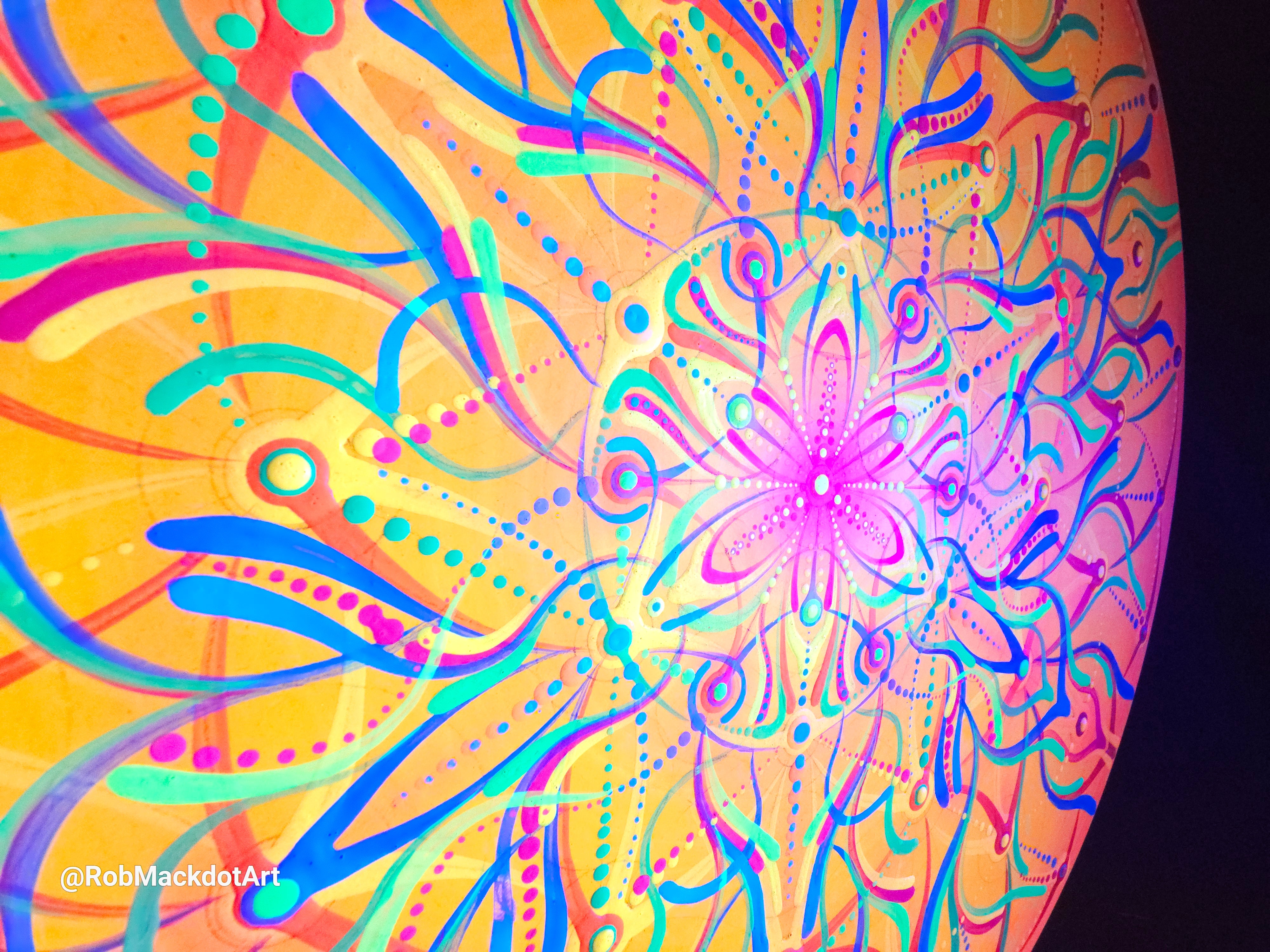 60cm Original Psychedelic Artwork 12