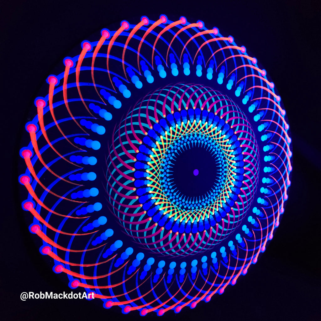 60cm Original Psychedelic Artwork 01