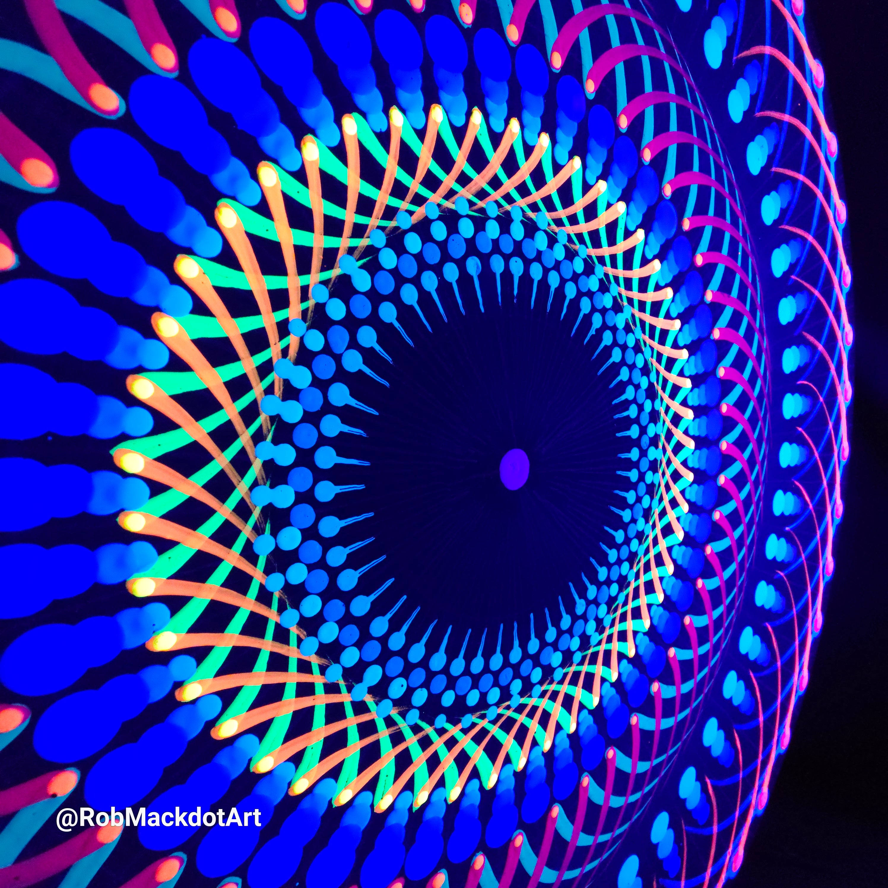 60cm Original Psychedelic Artwork 01