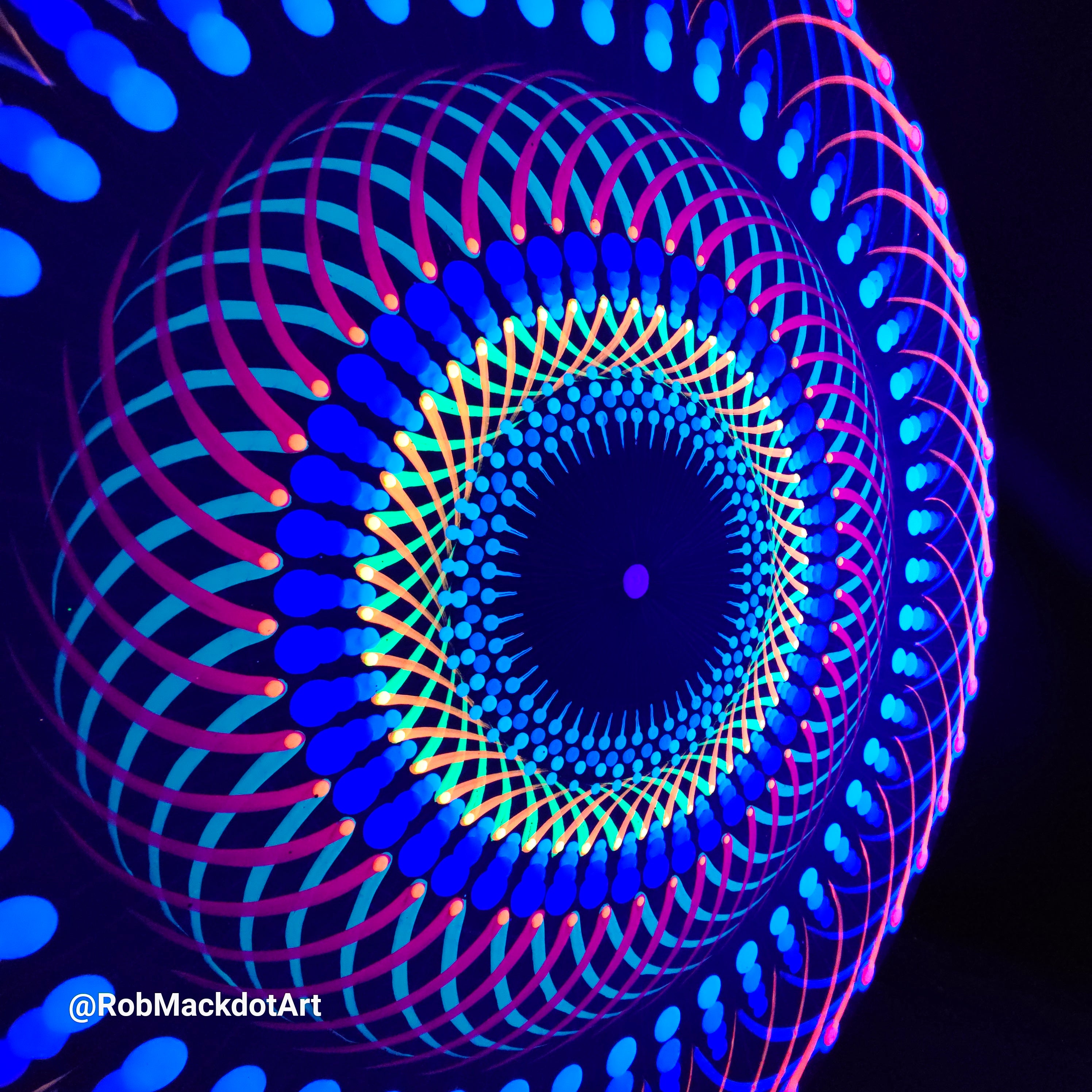 60cm Original Psychedelic Artwork 01