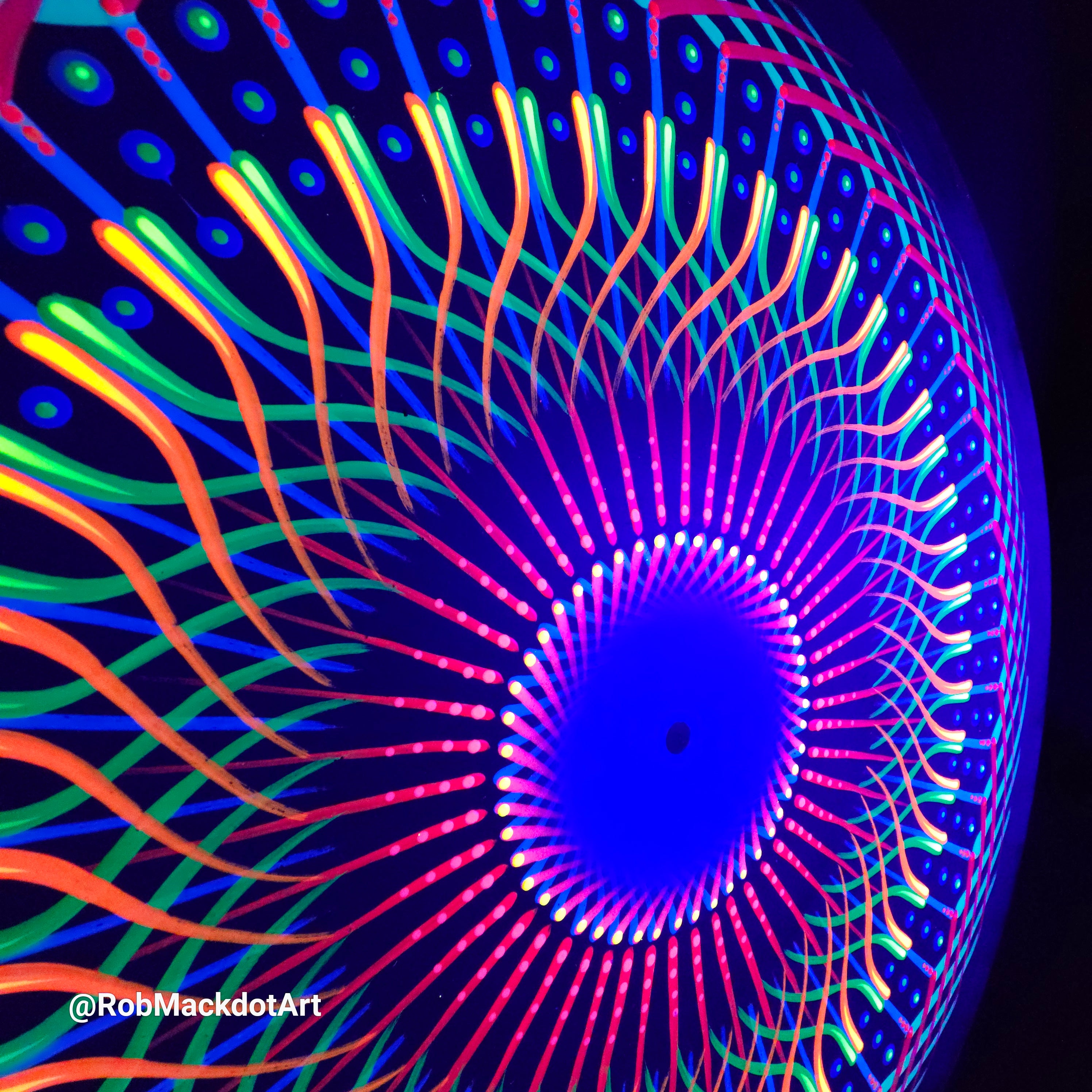 60cm Original Psychedelic Artwork 02