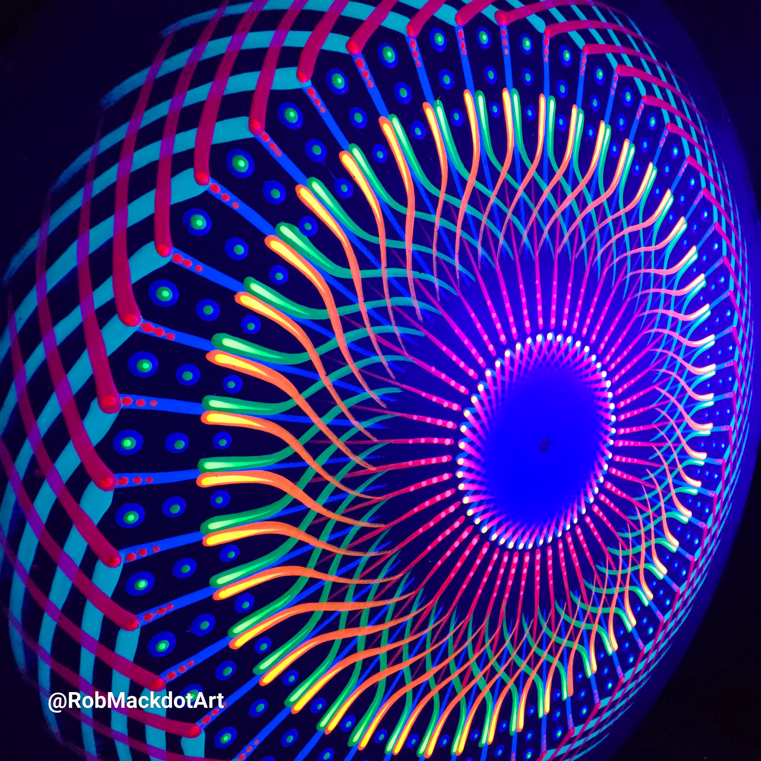 60cm Original Psychedelic Artwork 02