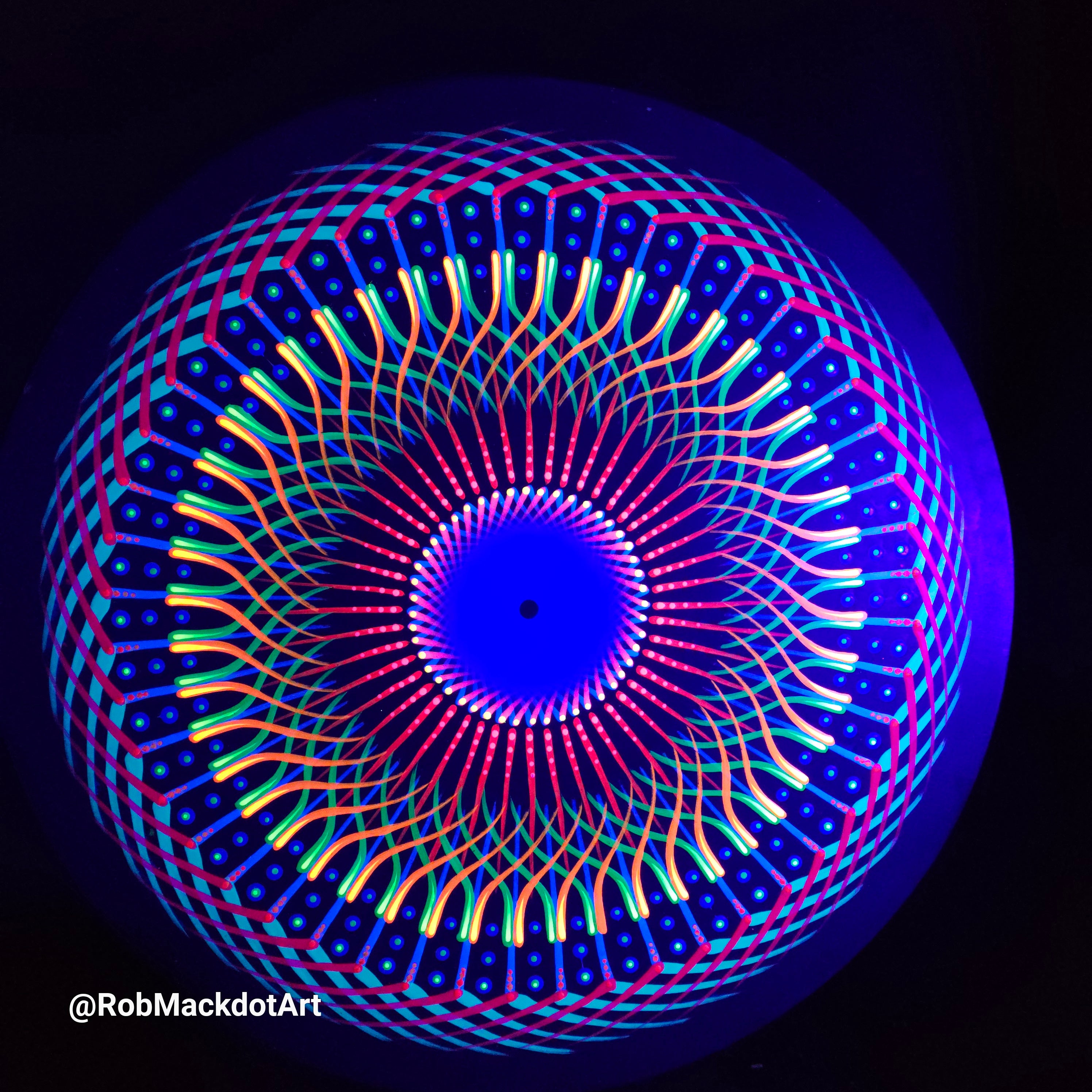 60cm Original Psychedelic Artwork 02