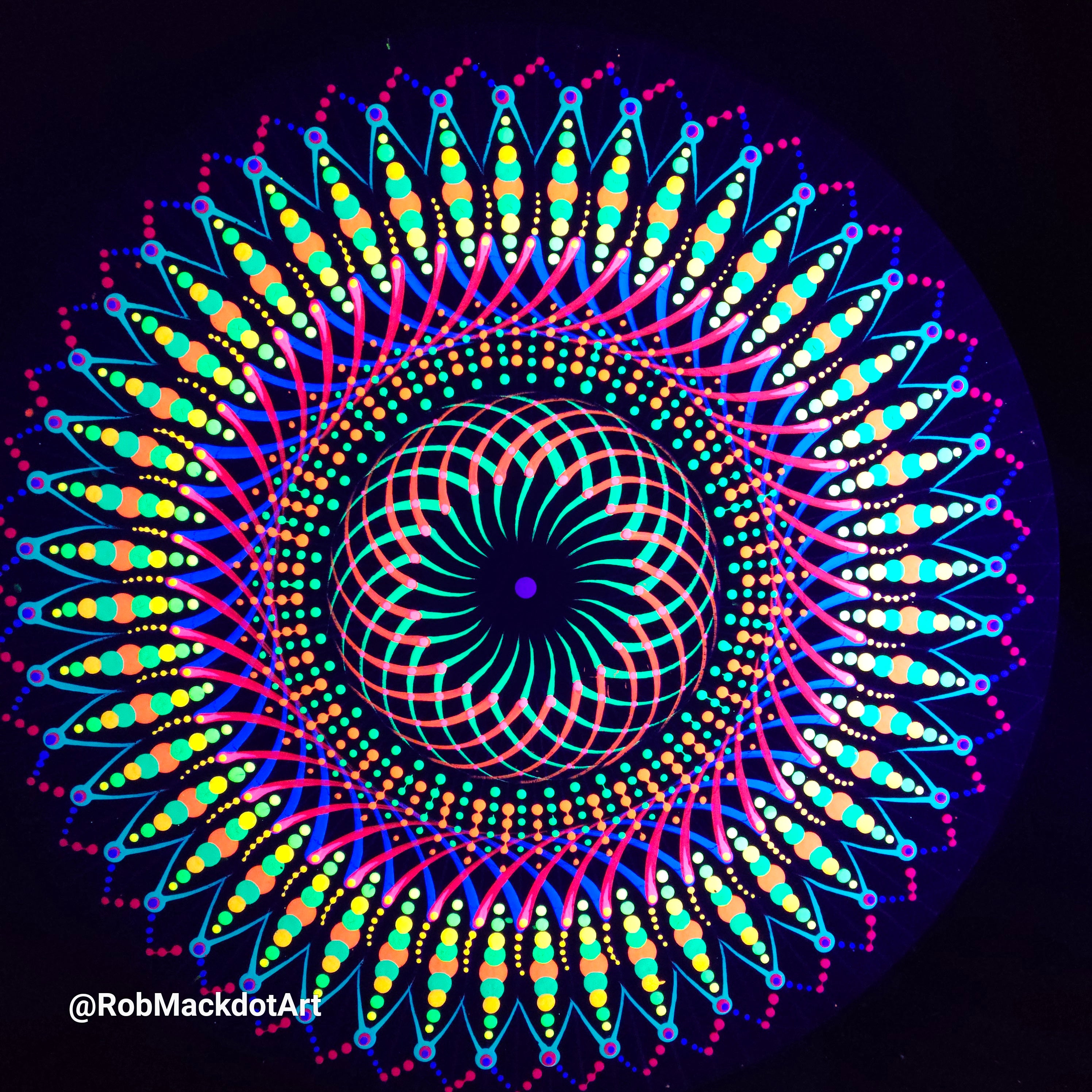 60cm Original Psychedelic Artwork 03