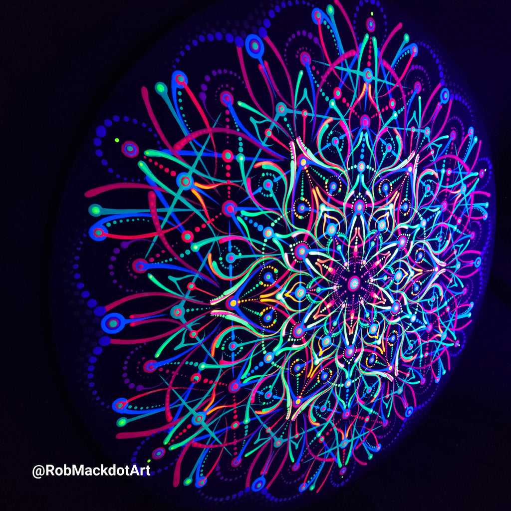 60cm Original Psychedelic Artwork 06