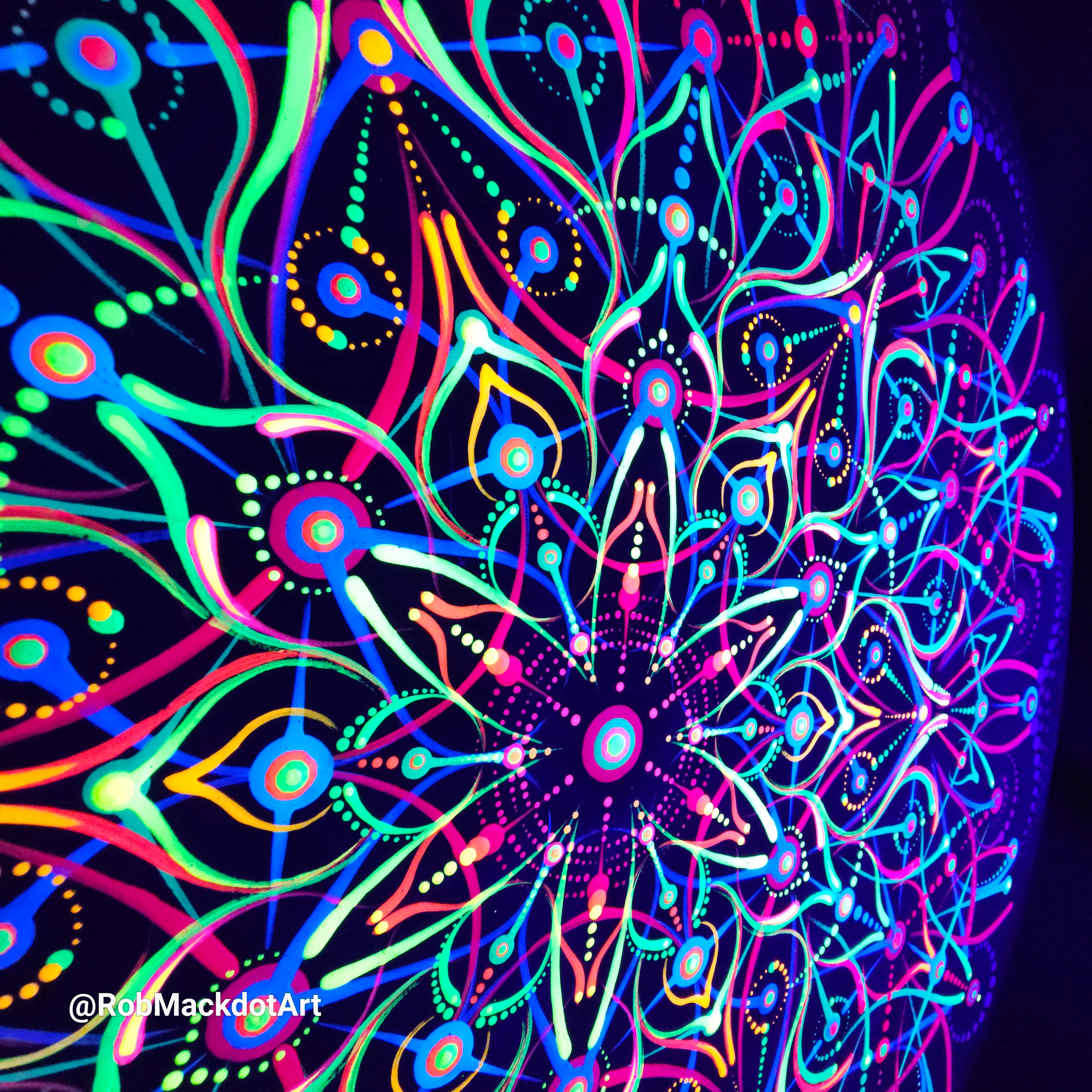 60cm Original Psychedelic Artwork 06