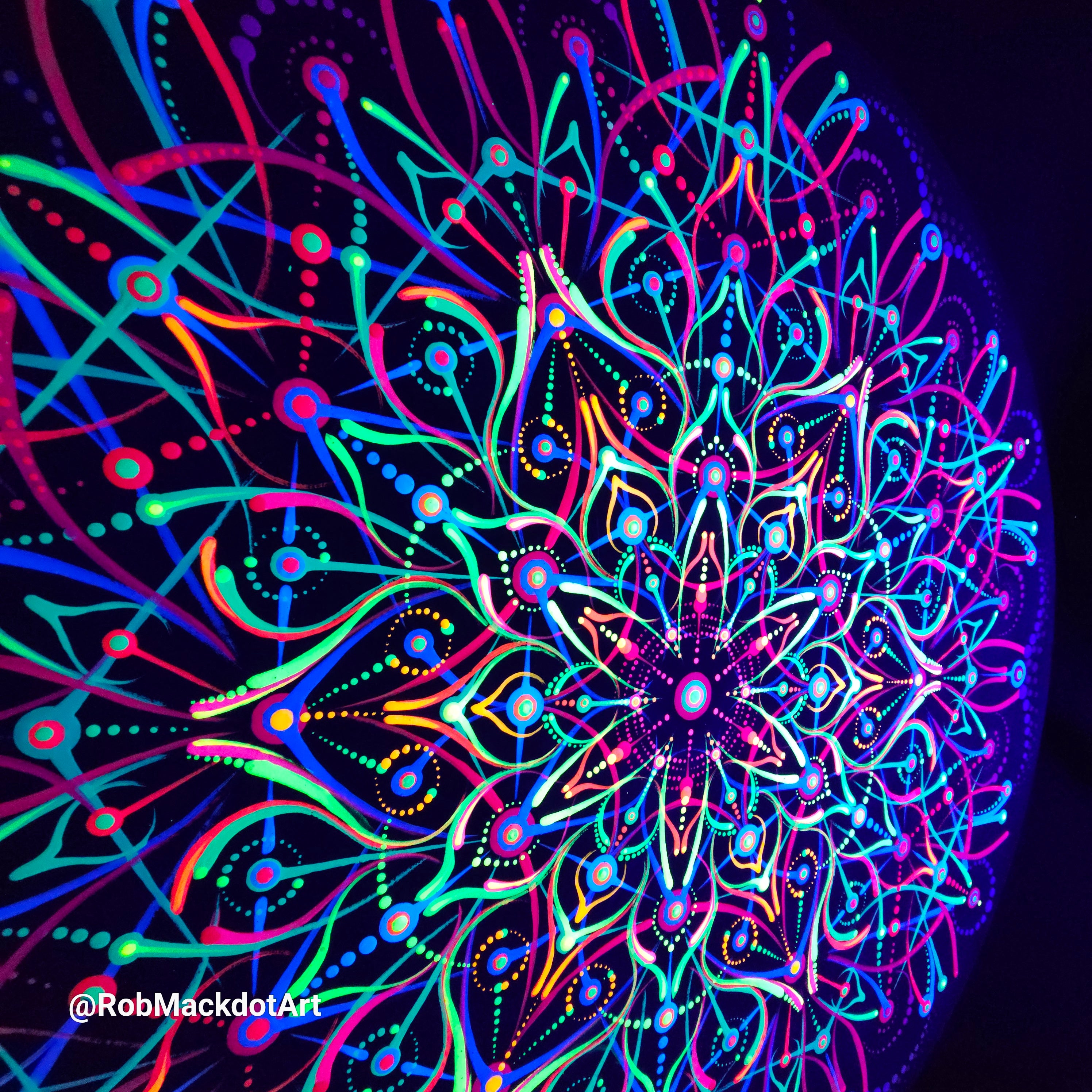 60cm Original Psychedelic Artwork 06