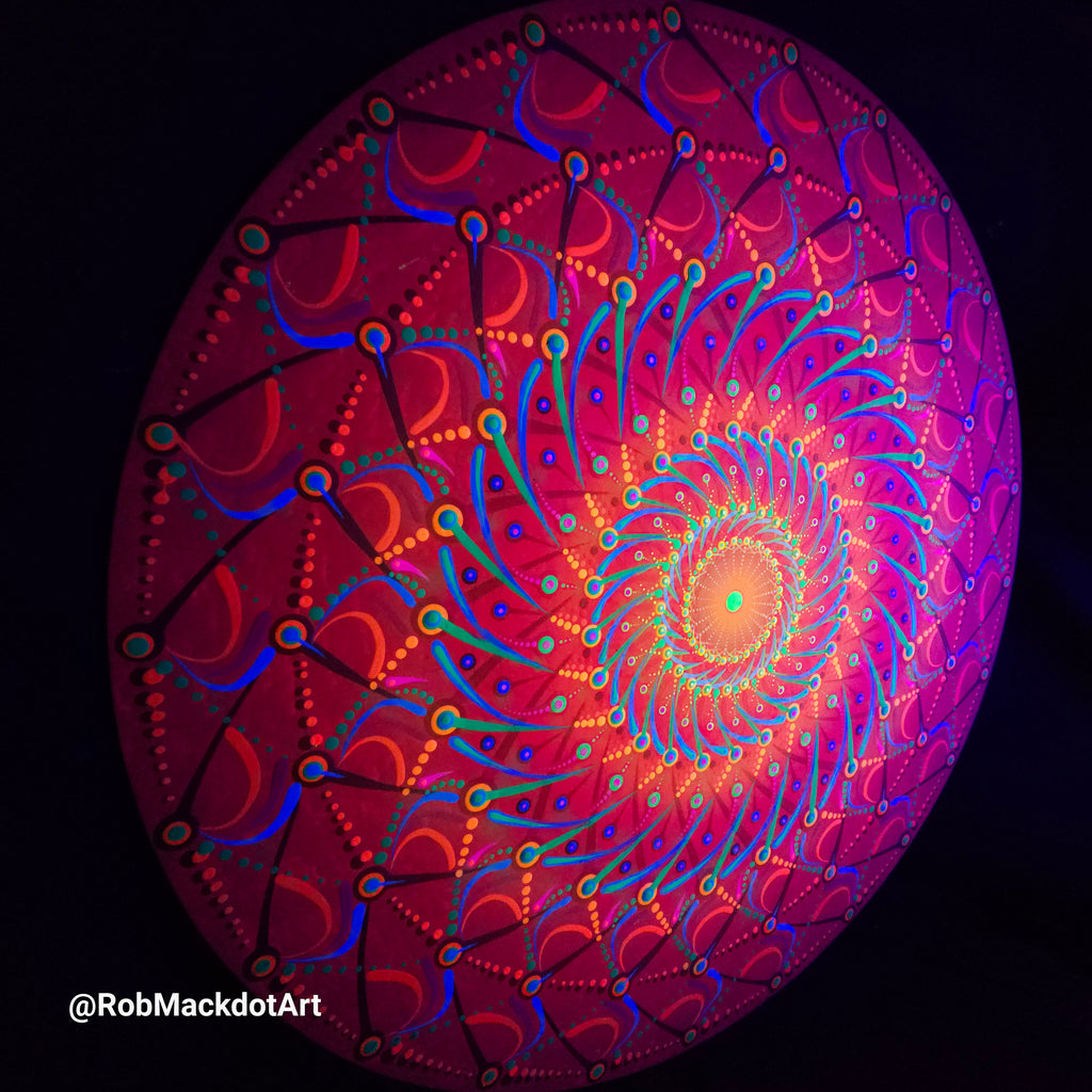 60cm Original Psychedelic Artwork 04