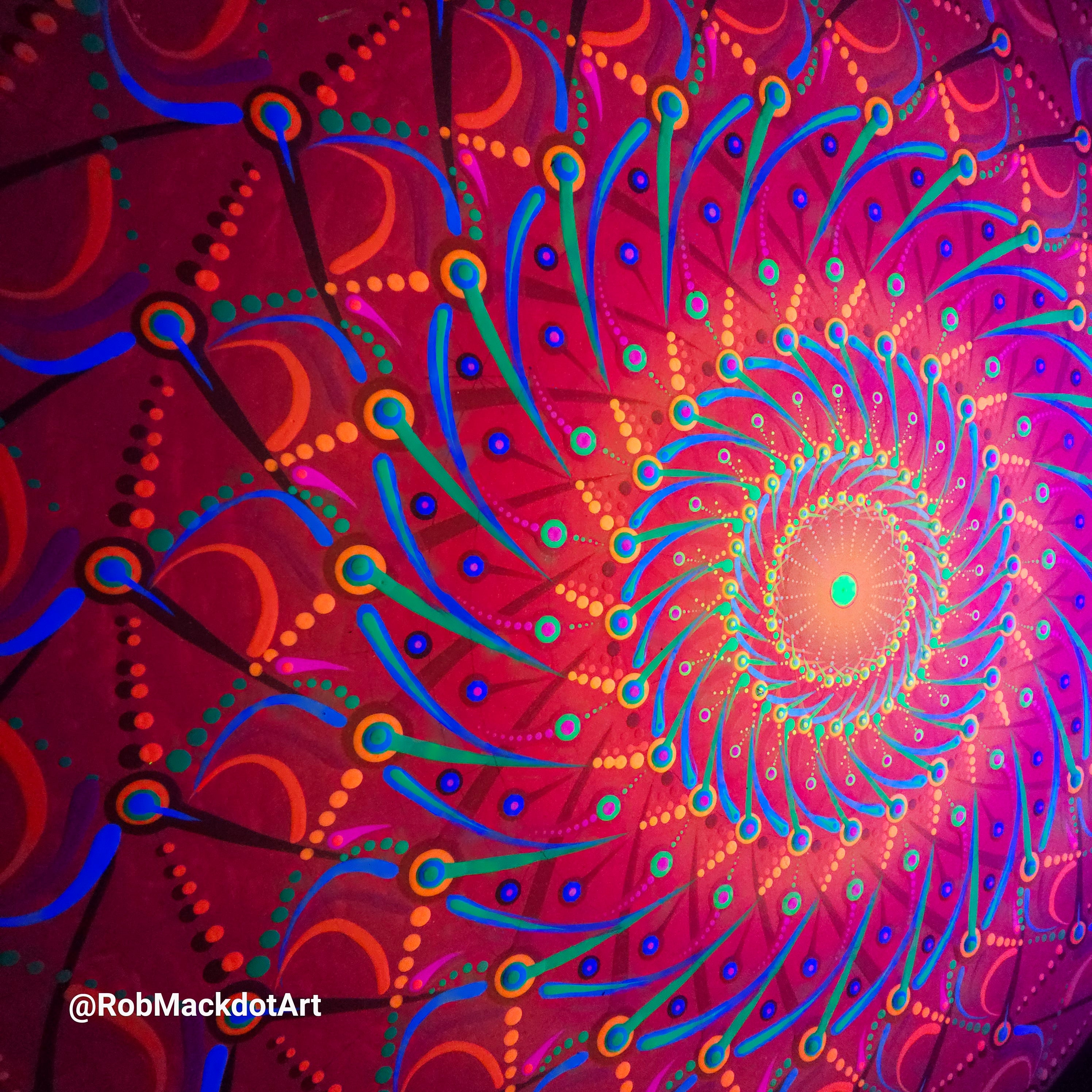 60cm Original Psychedelic Artwork 04