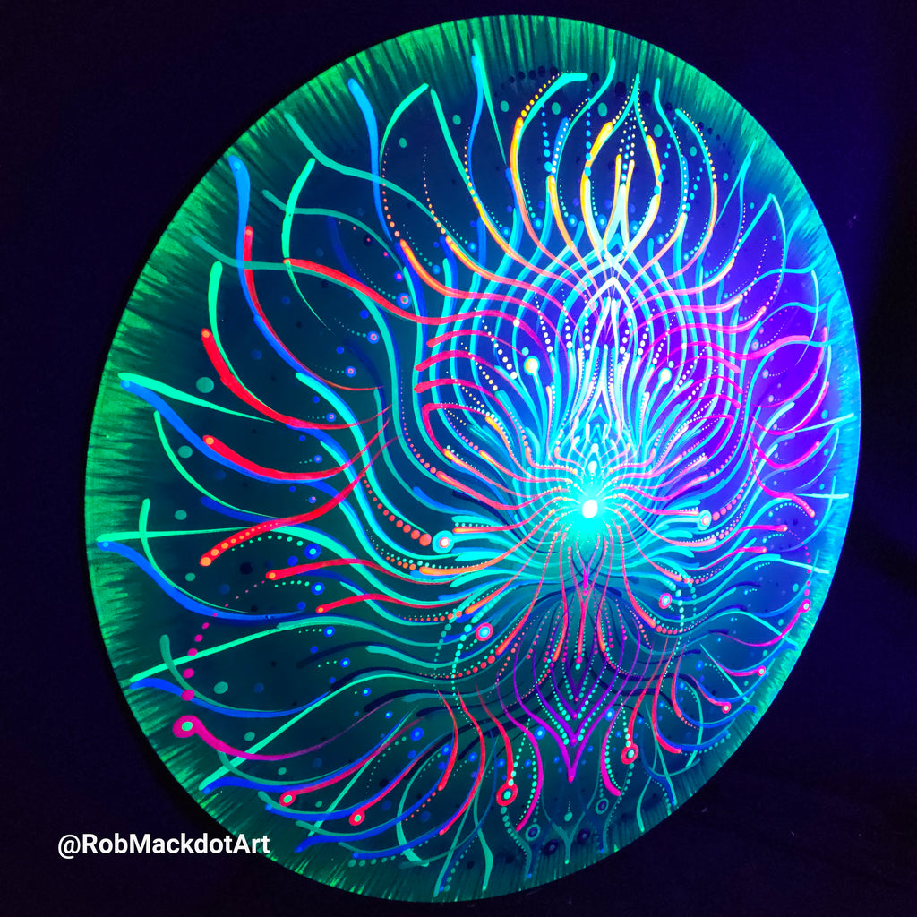 60cm Original Psychedelic Artwork 08