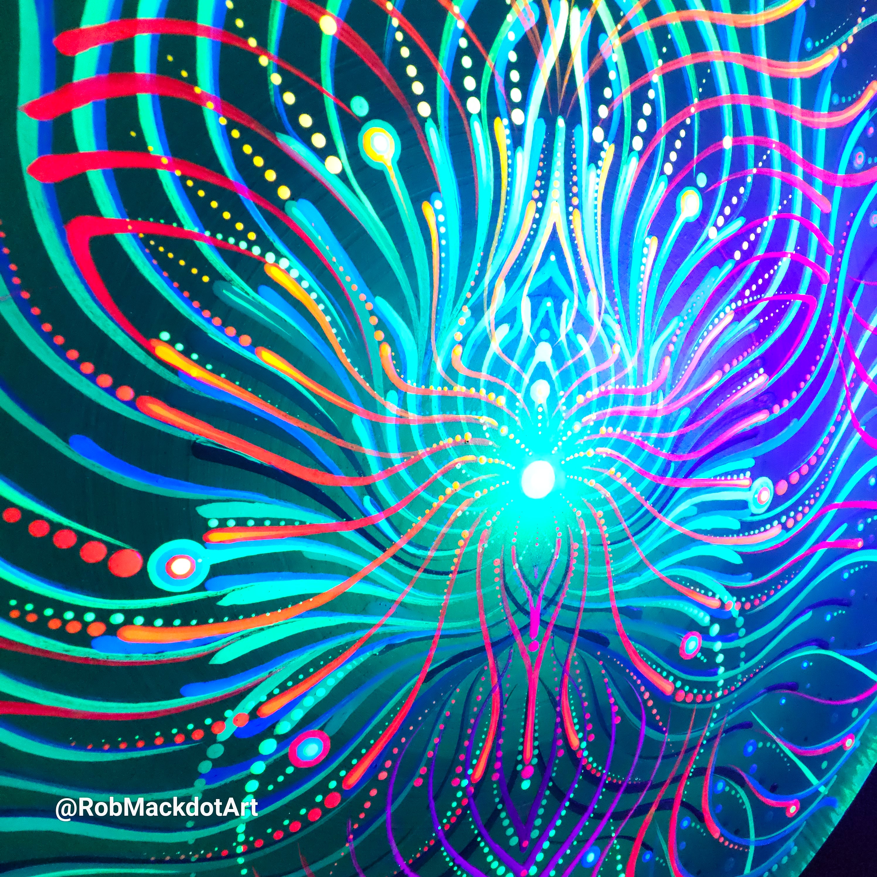 60cm Original Psychedelic Artwork 08