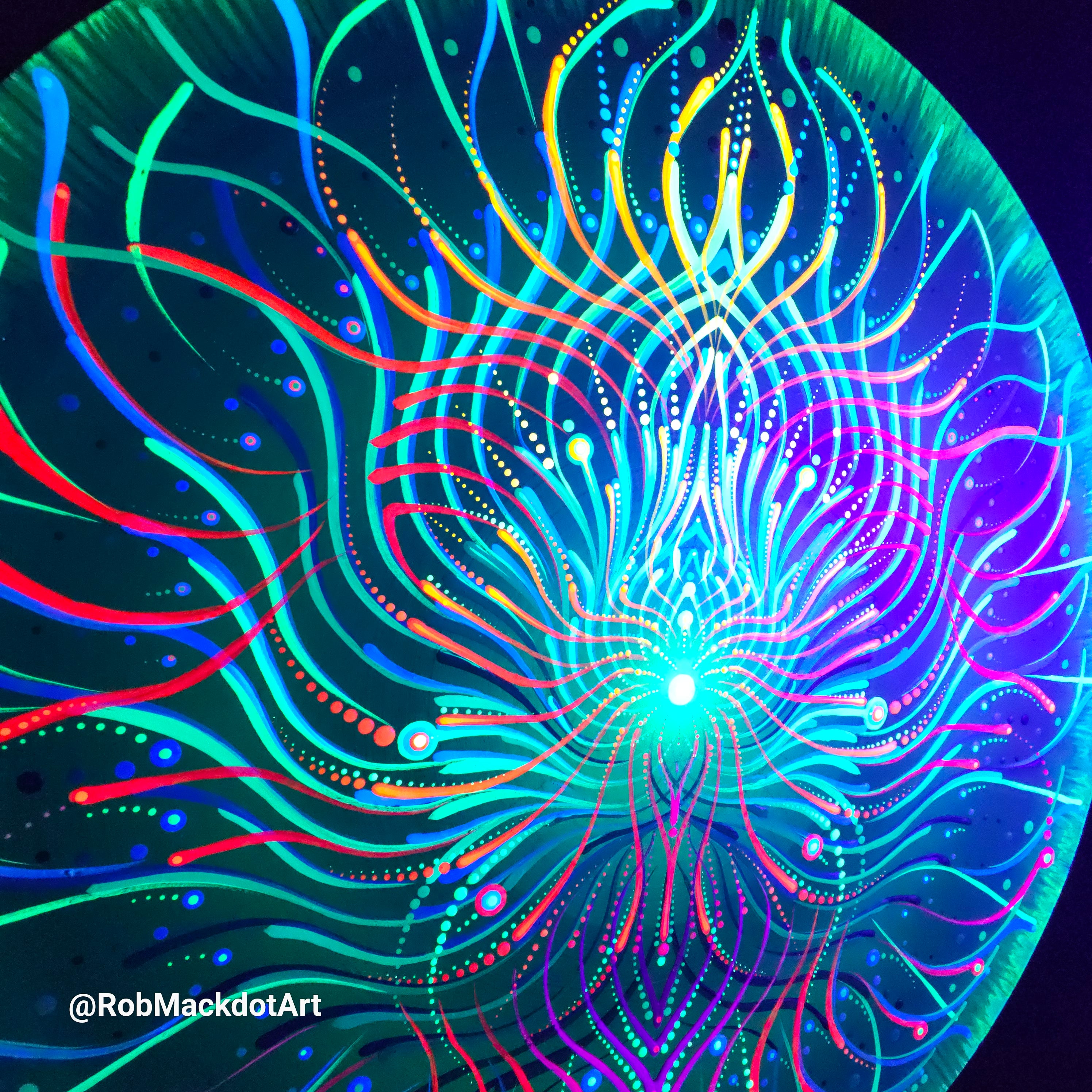 60cm Original Psychedelic Artwork 08