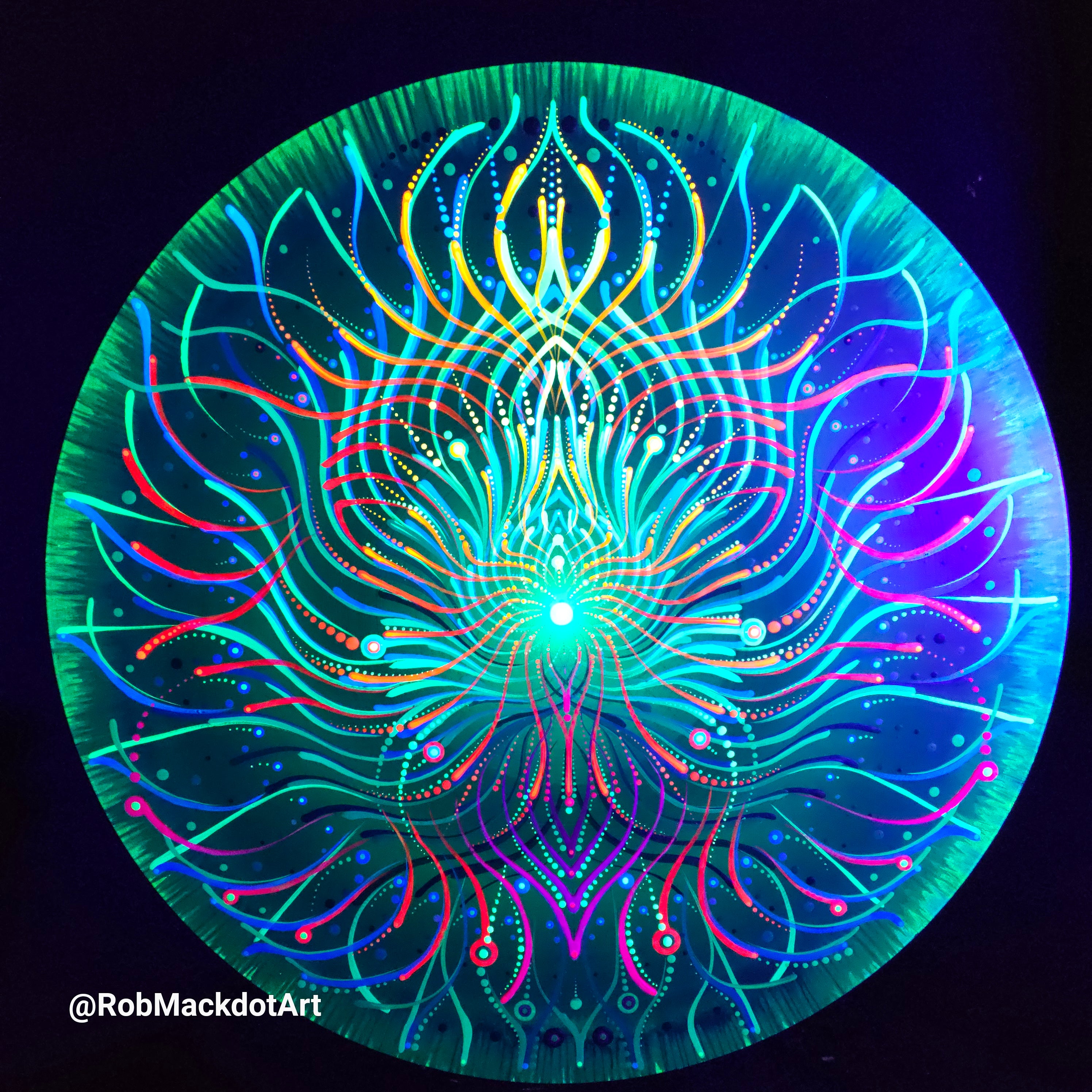 60cm Original Psychedelic Artwork 08