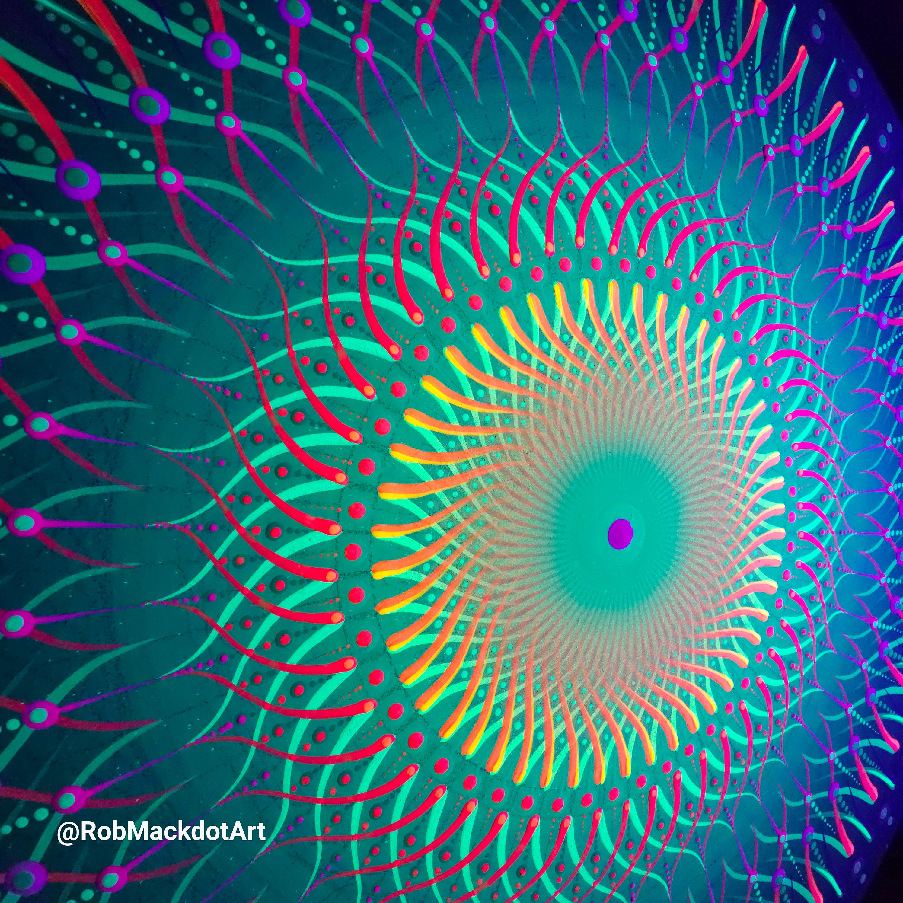 60cm Original Psychedelic Artwork 05