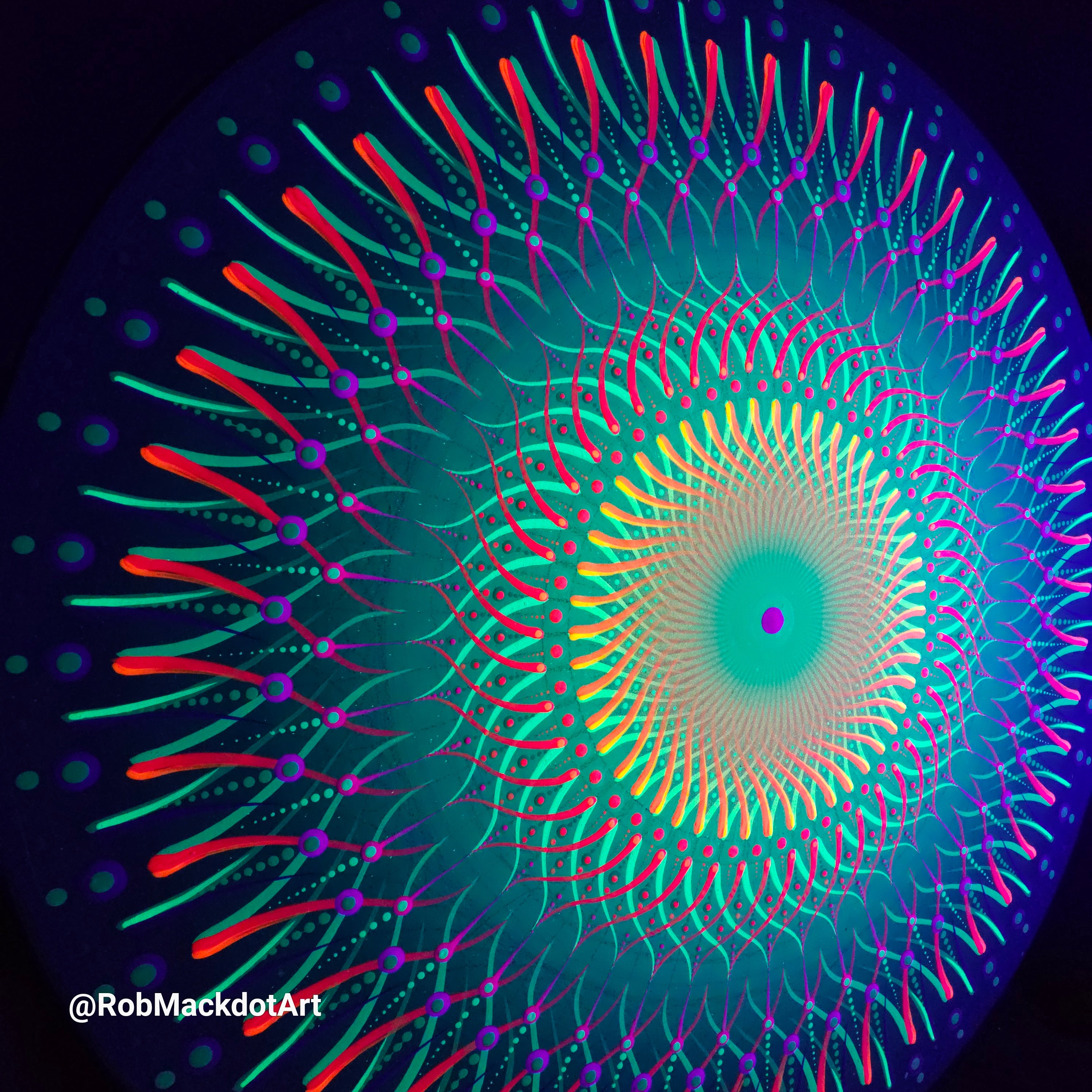 60cm Original Psychedelic Artwork 05
