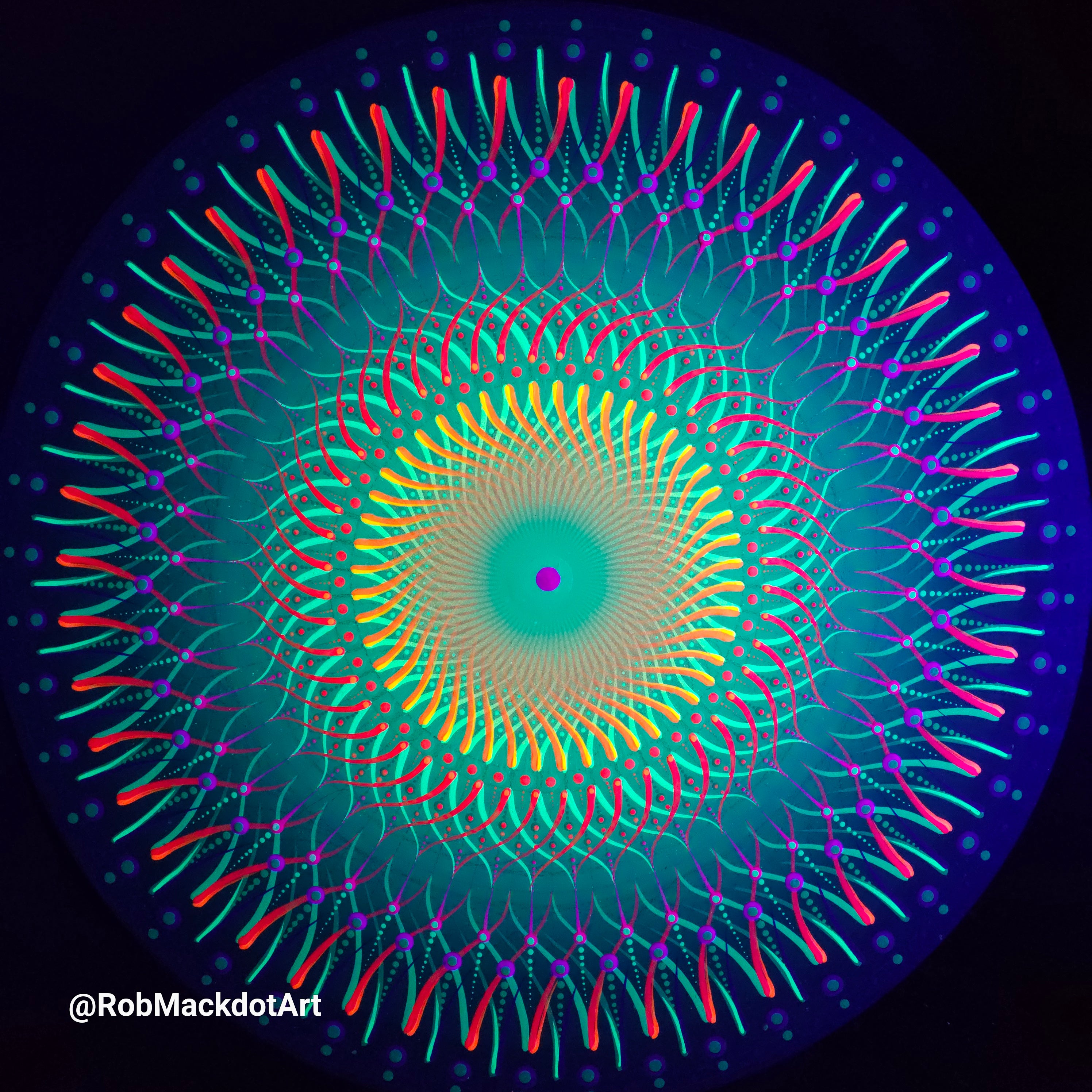 60cm Original Psychedelic Artwork 05