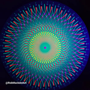 60cm Original Psychedelic Artwork 05