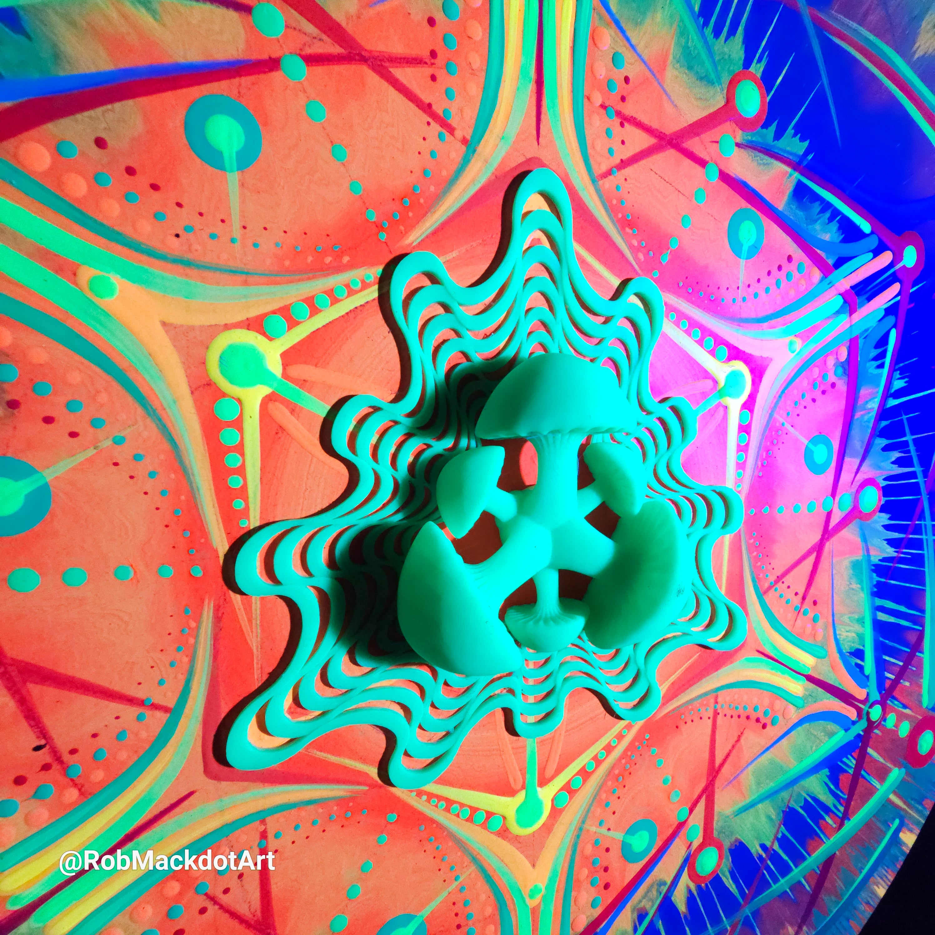 60cm Original Psychedelic Artwork 10