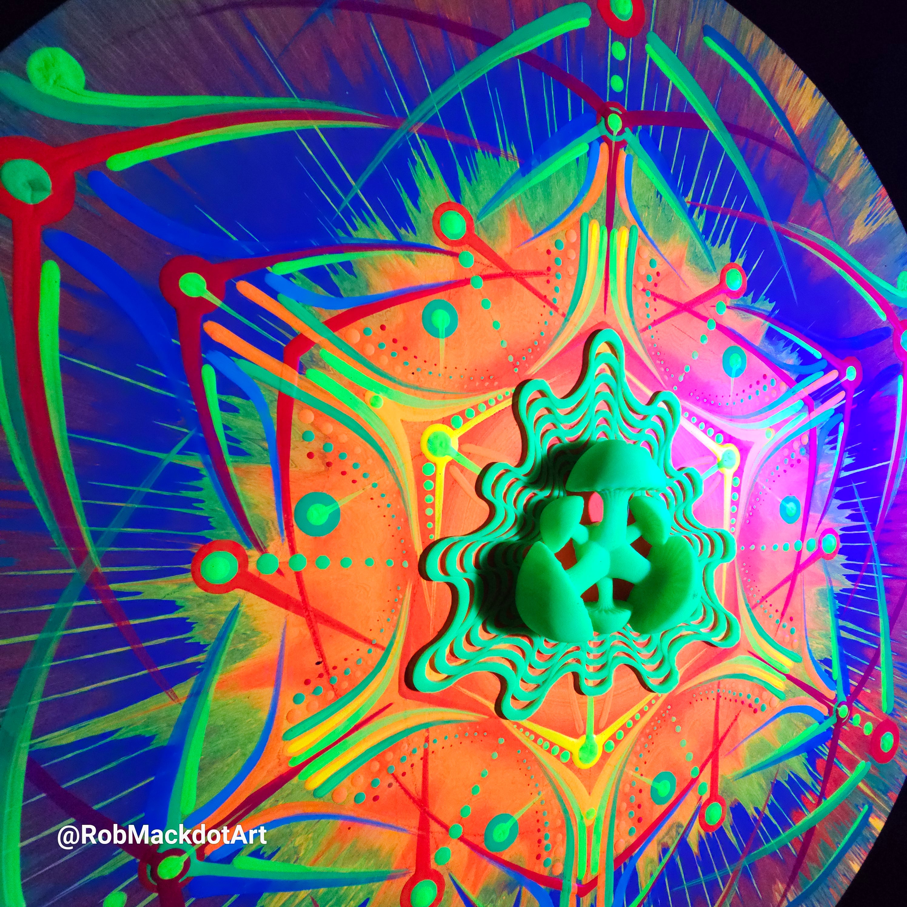 60cm Original Psychedelic Artwork 10