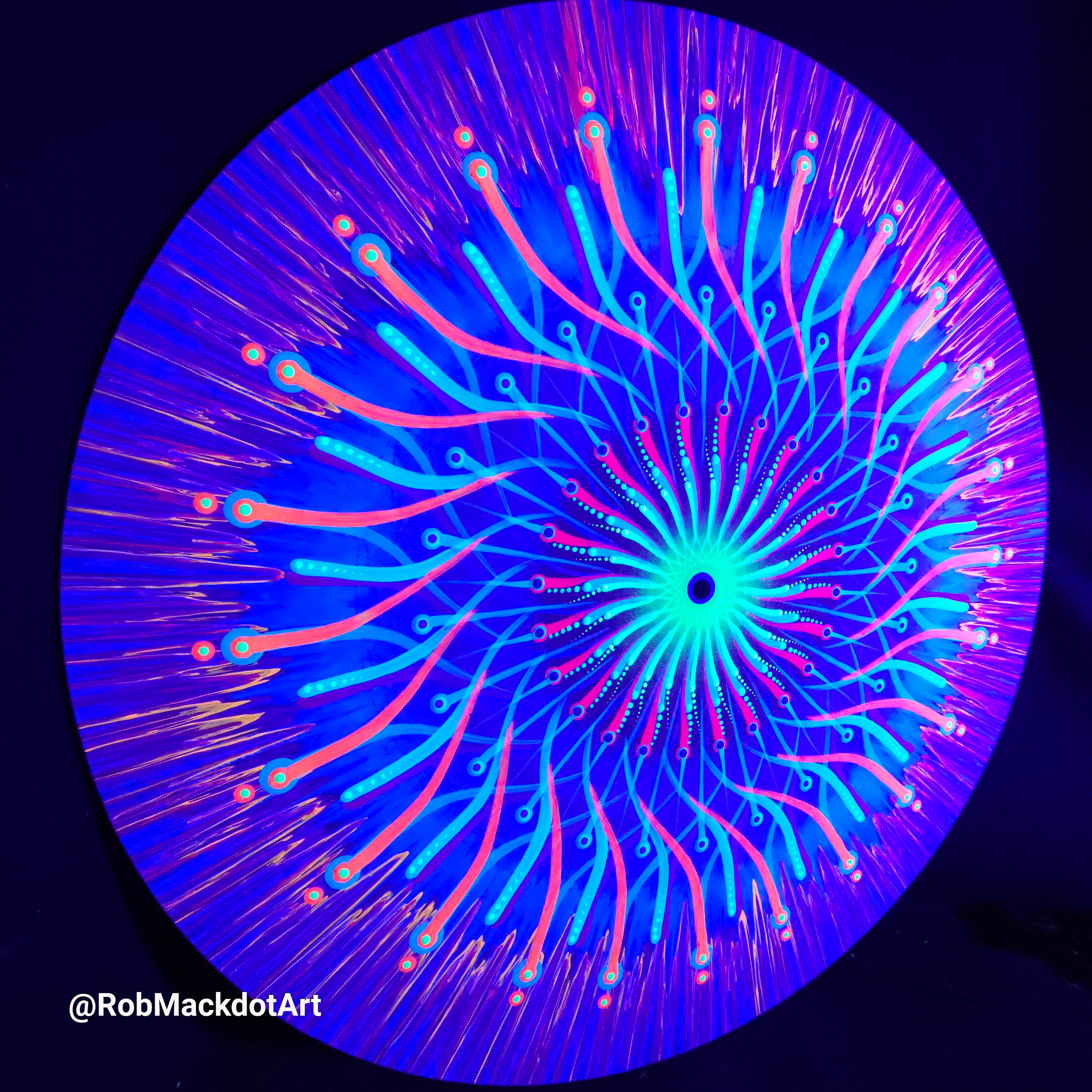 60cm Original Psychedelic Artwork 07