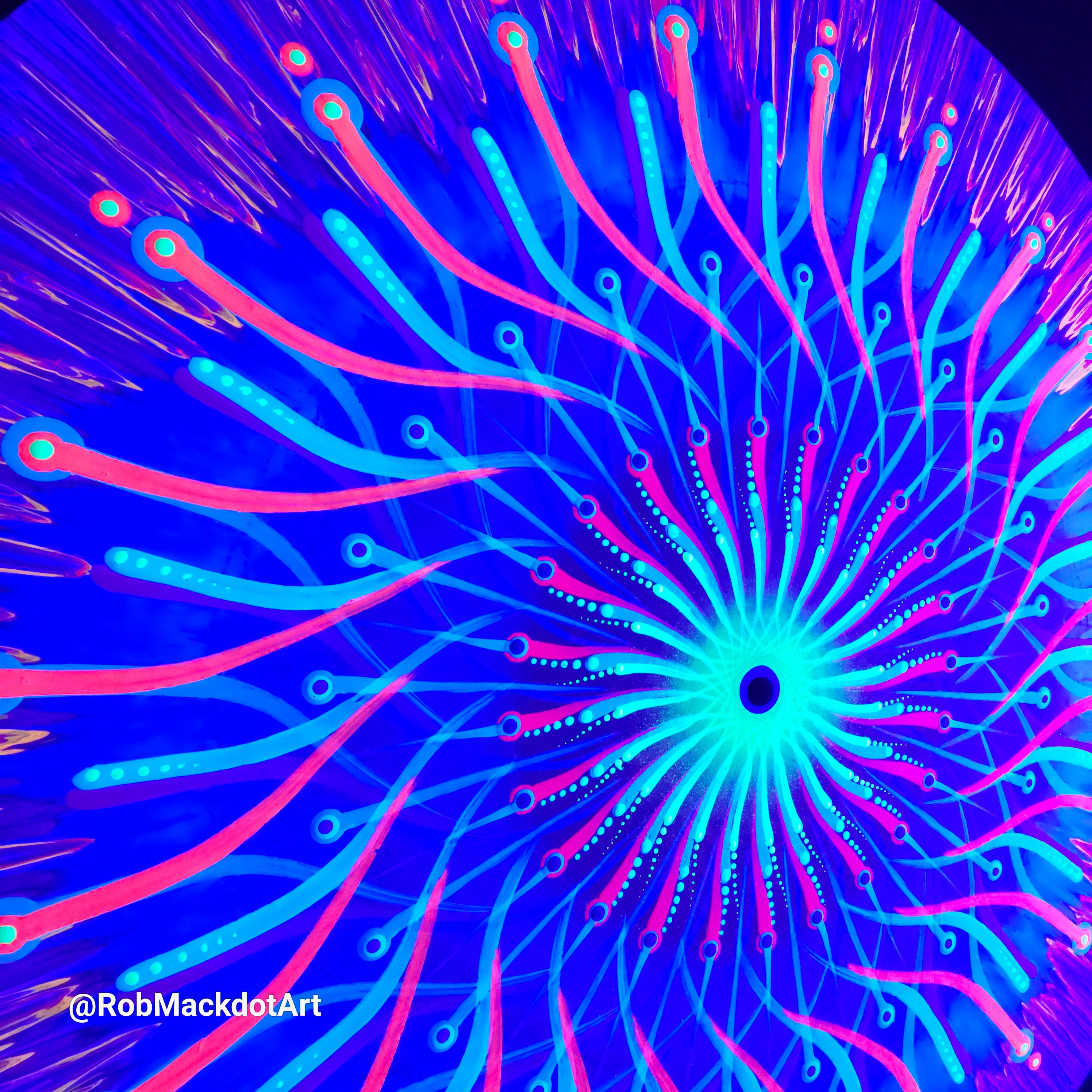 60cm Original Psychedelic Artwork 07