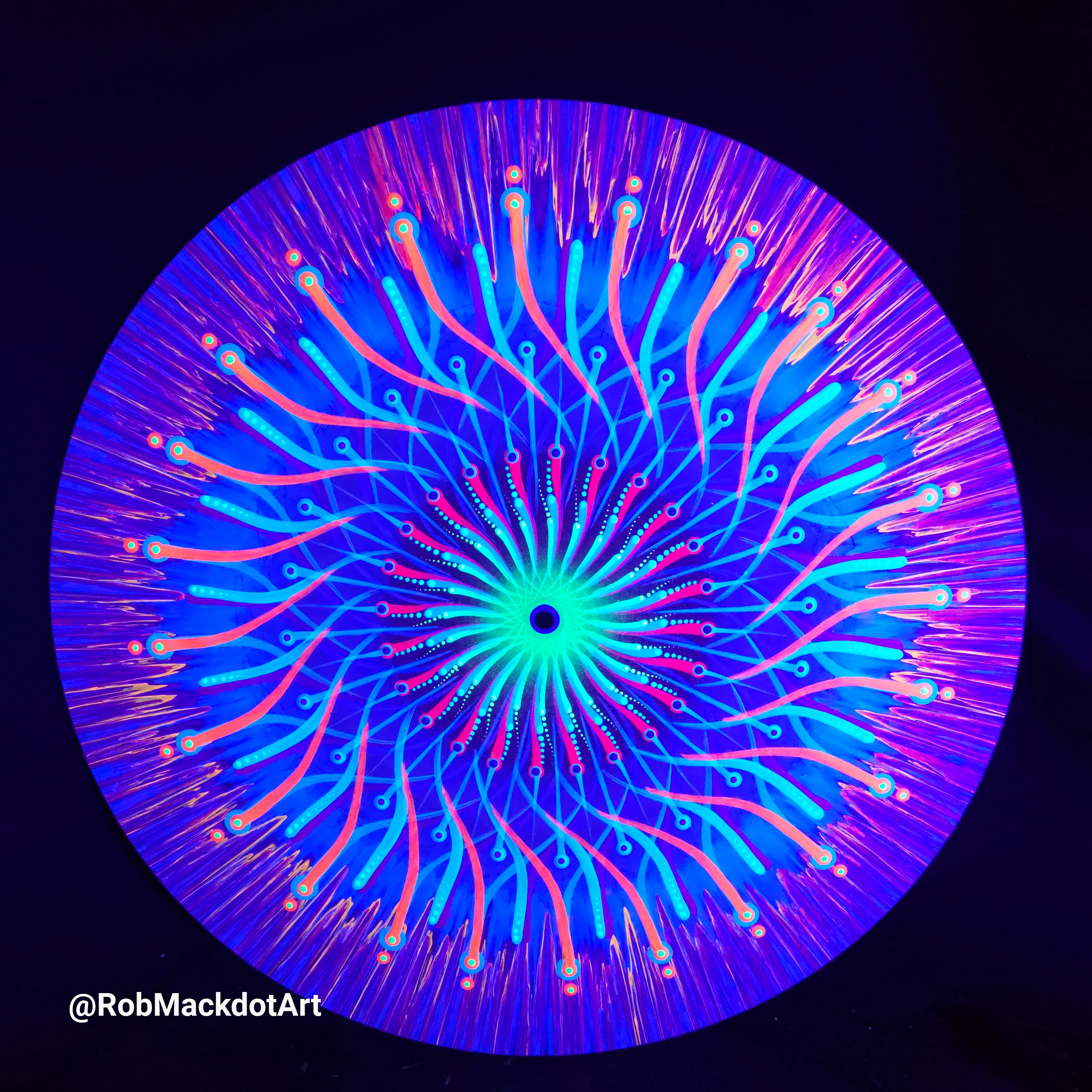 60cm Original Psychedelic Artwork 07