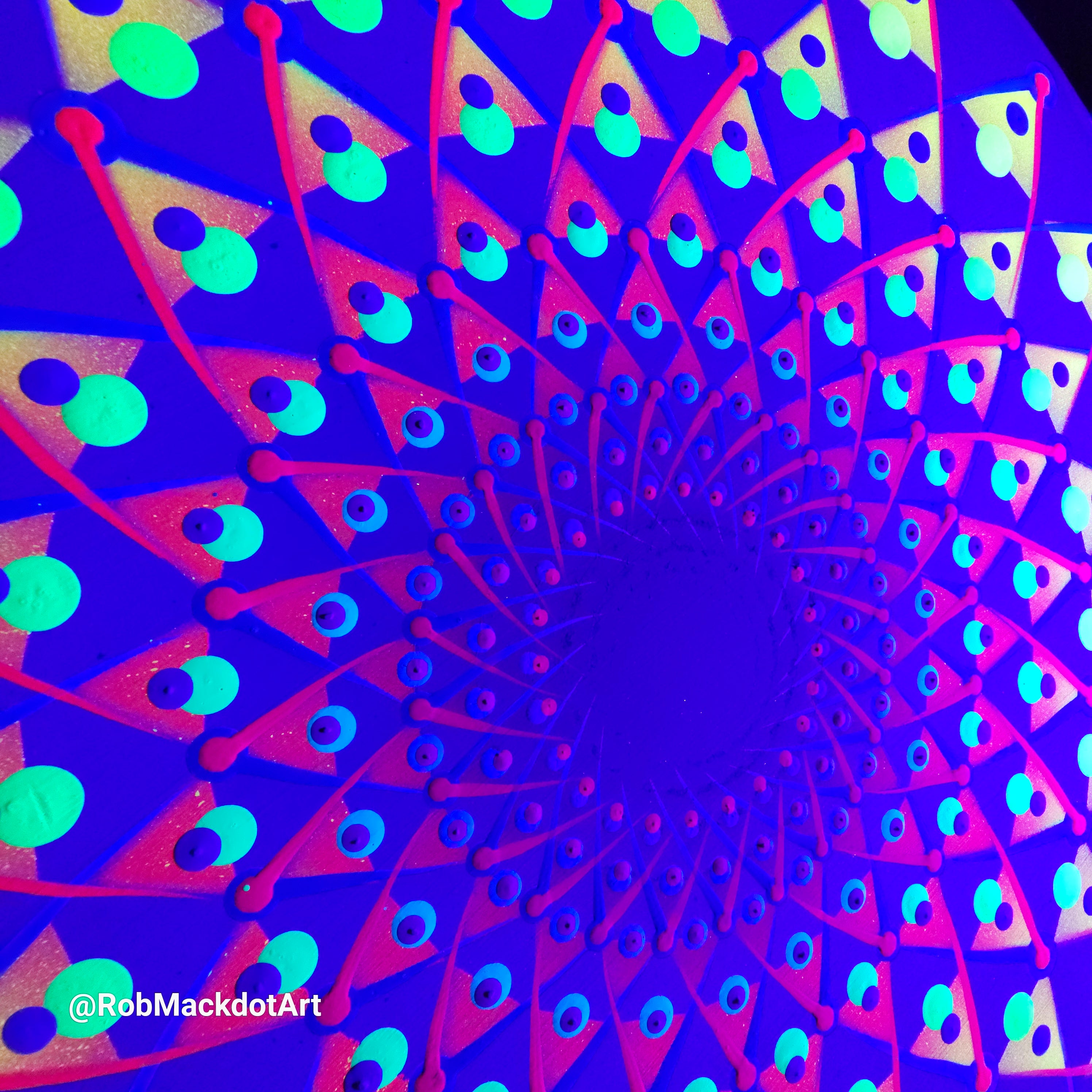60cm Original Psychedelic Artwork 09