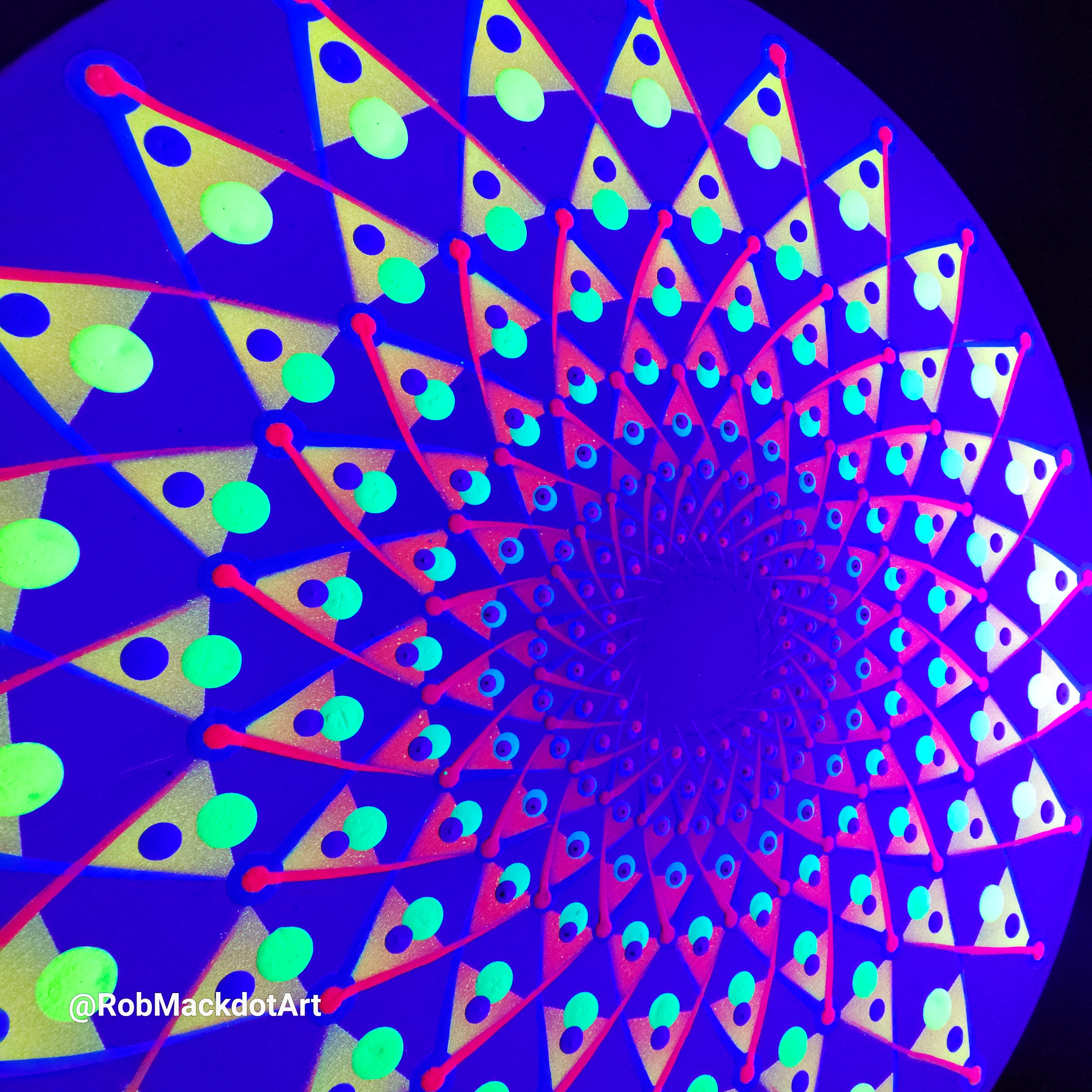 60cm Original Psychedelic Artwork 09