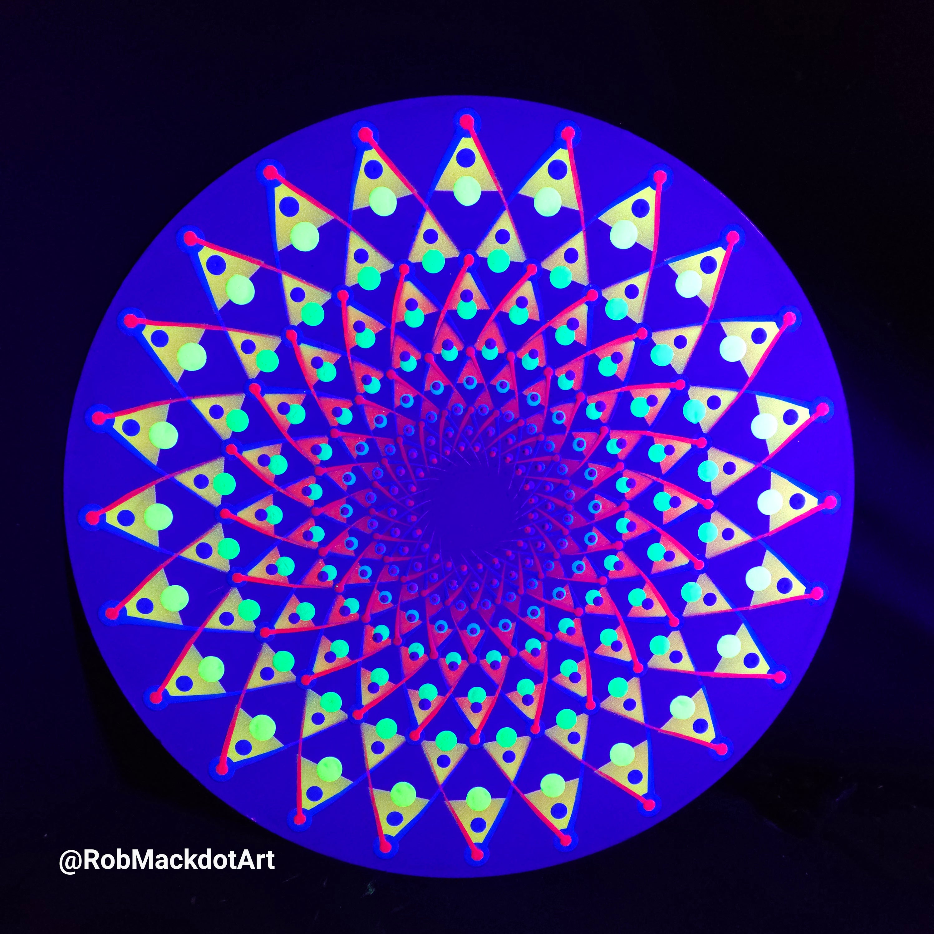 60cm Original Psychedelic Artwork 09
