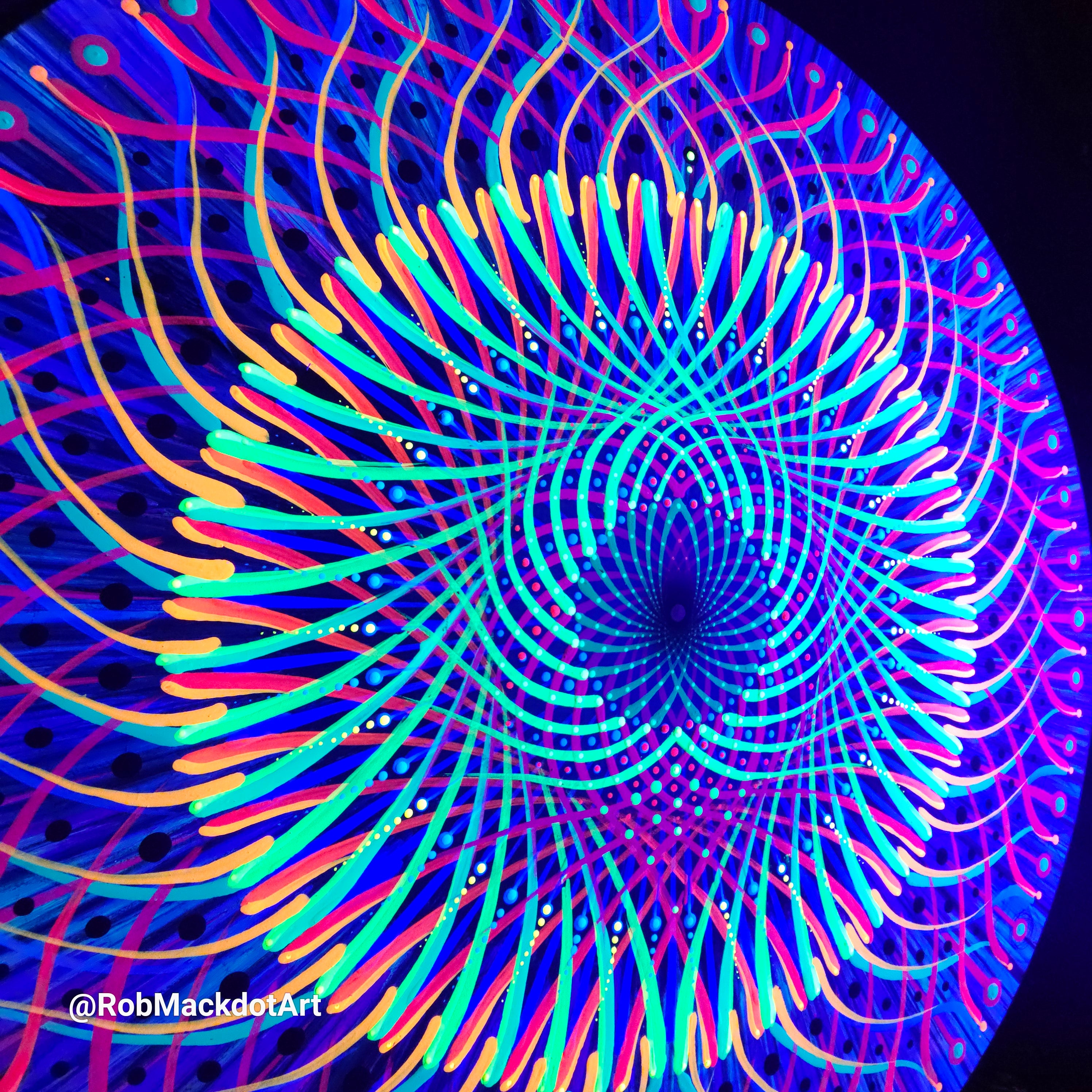 60cm Original Psychedelic Artwork 11
