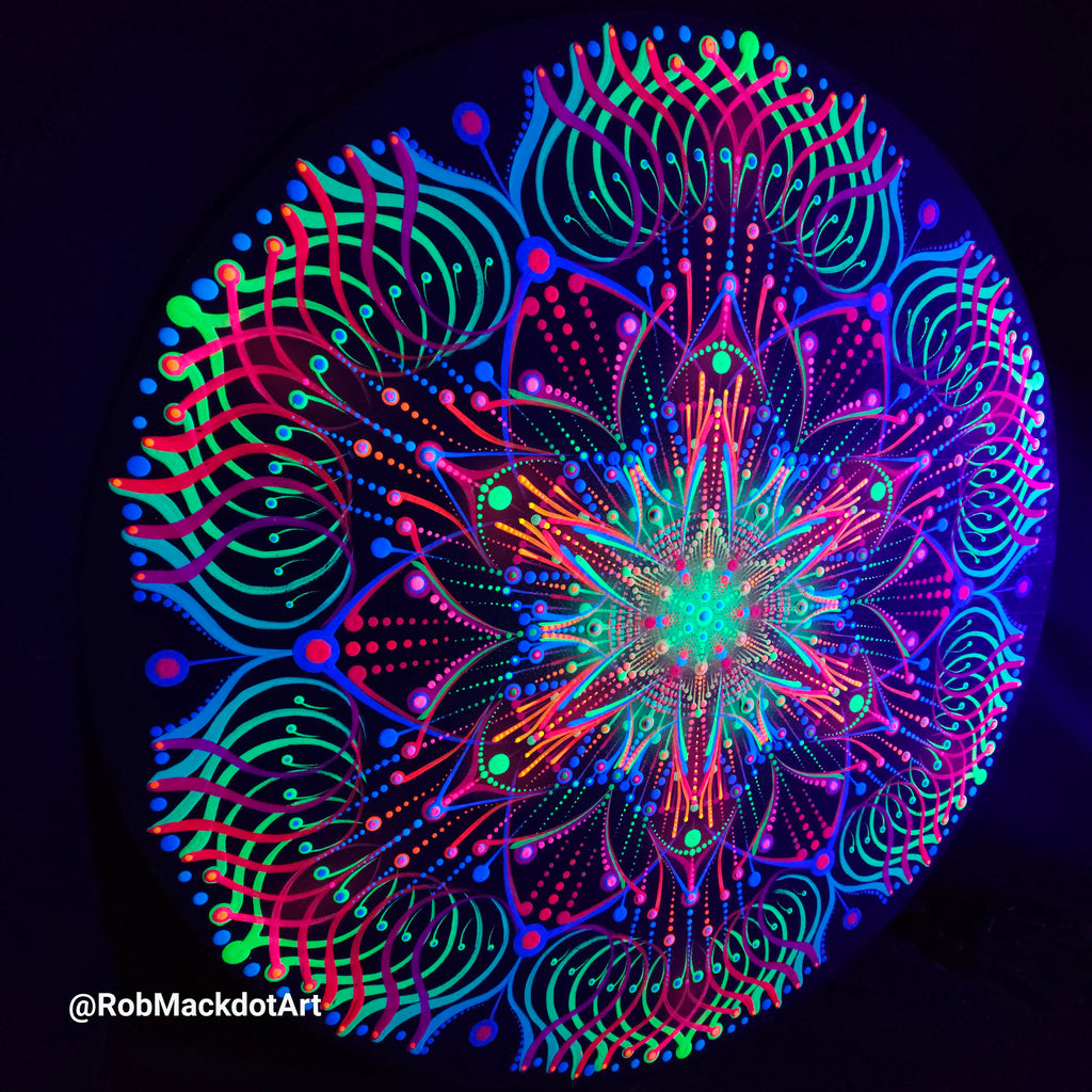 60cm Original Psychedelic Artwork 13