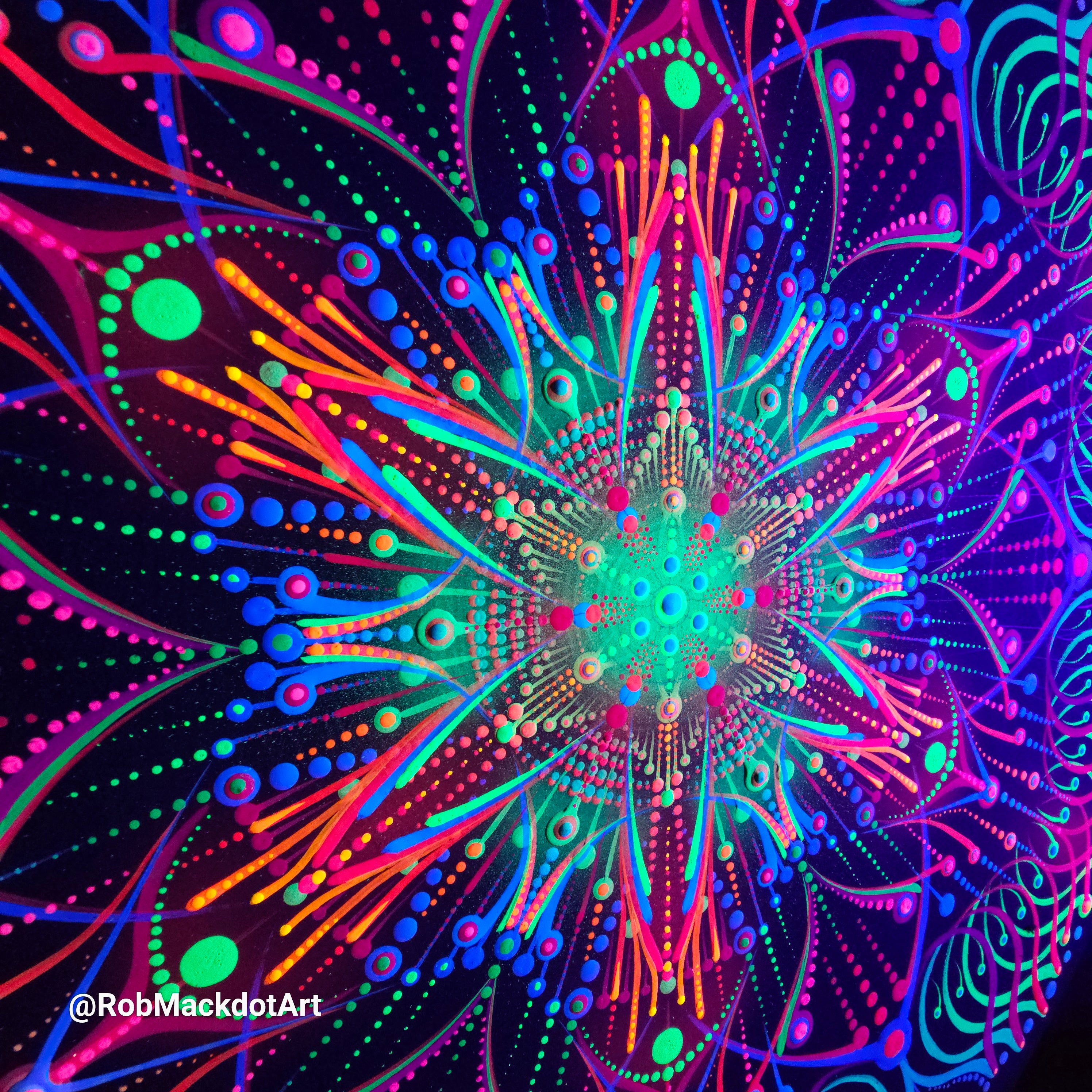 60cm Original Psychedelic Artwork 13