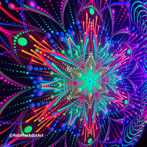 60cm Original Psychedelic Artwork 13