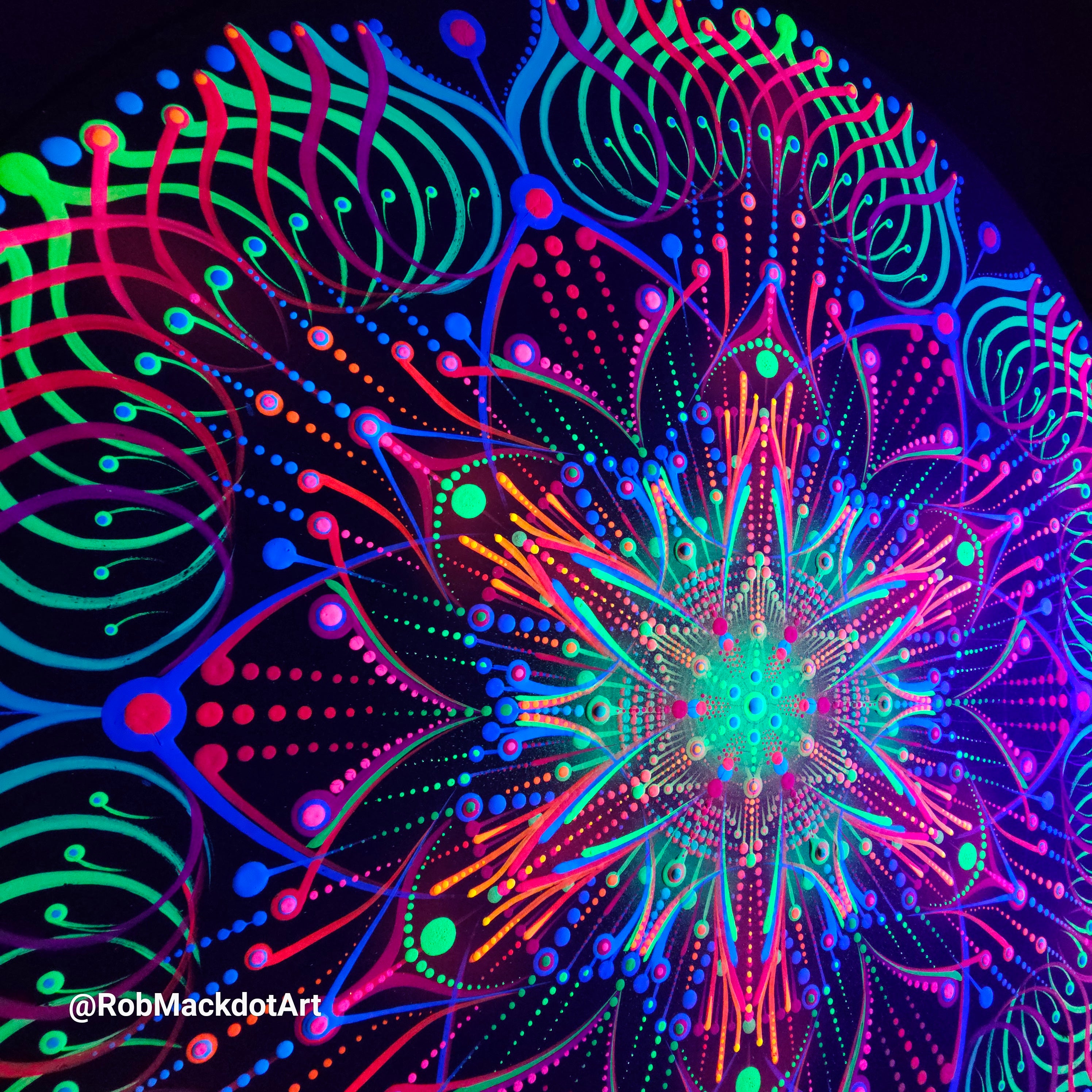 60cm Original Psychedelic Artwork 13
