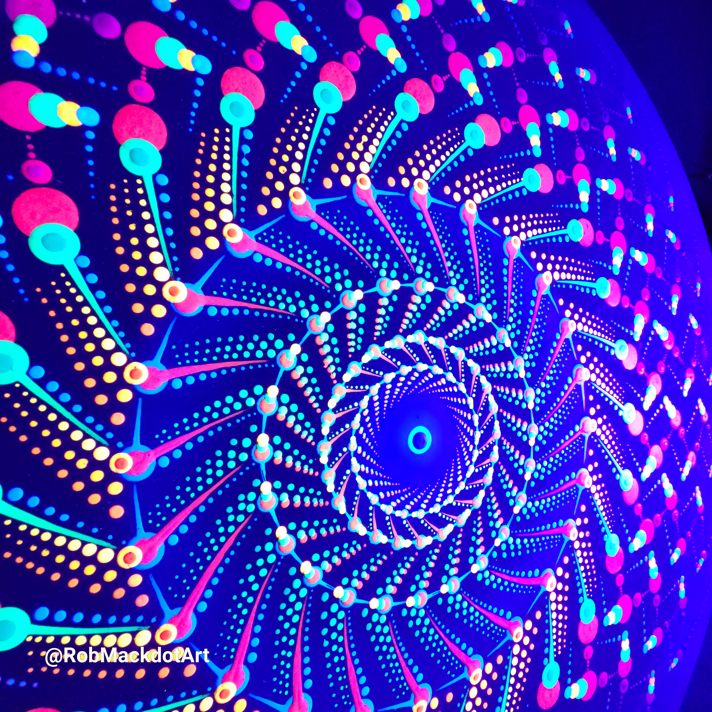 60cm Original Psychedelic Artwork 14