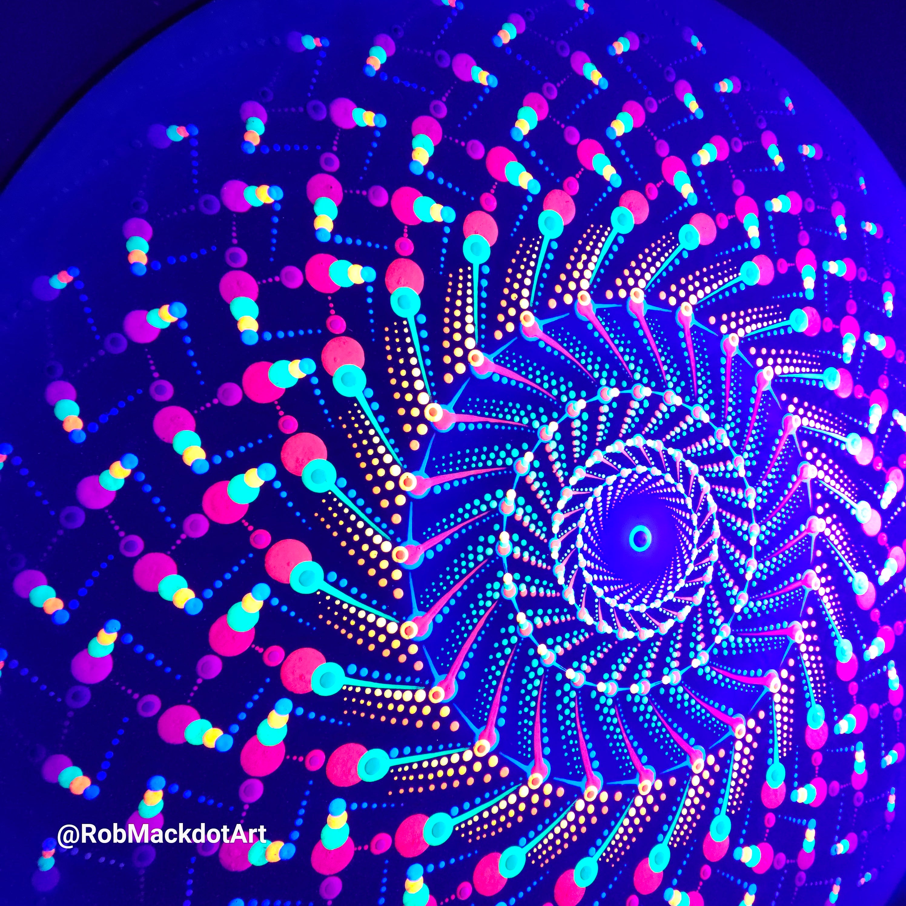60cm Original Psychedelic Artwork 14