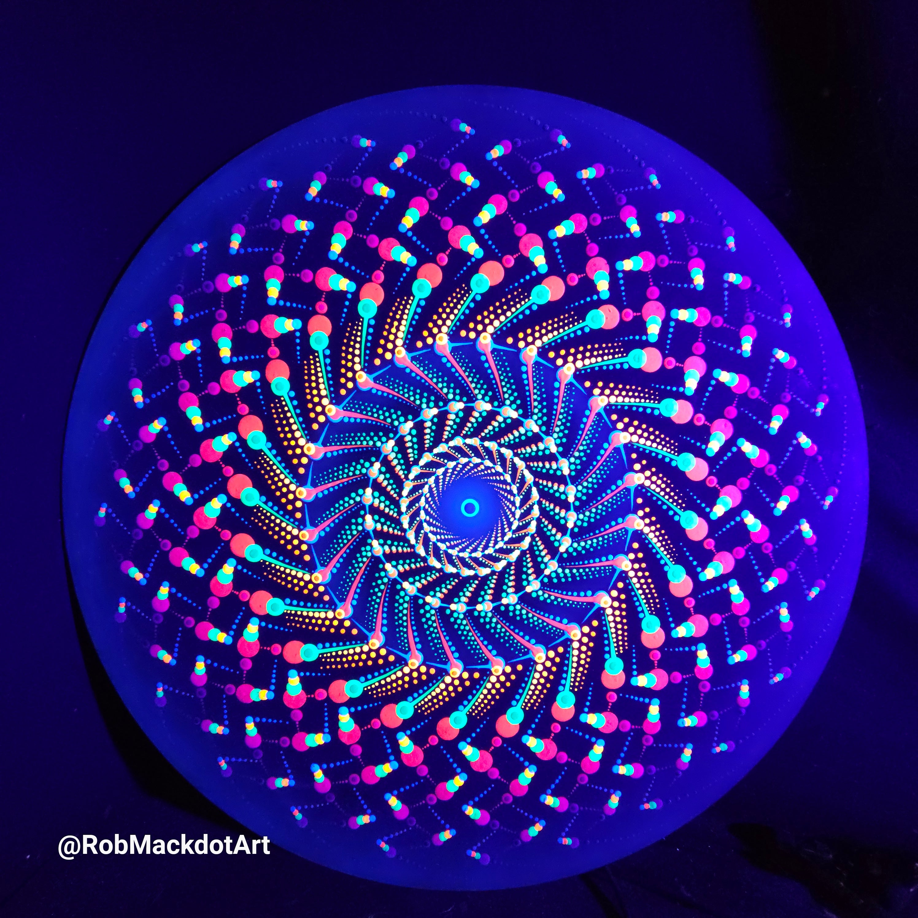 60cm Original Psychedelic Artwork 14