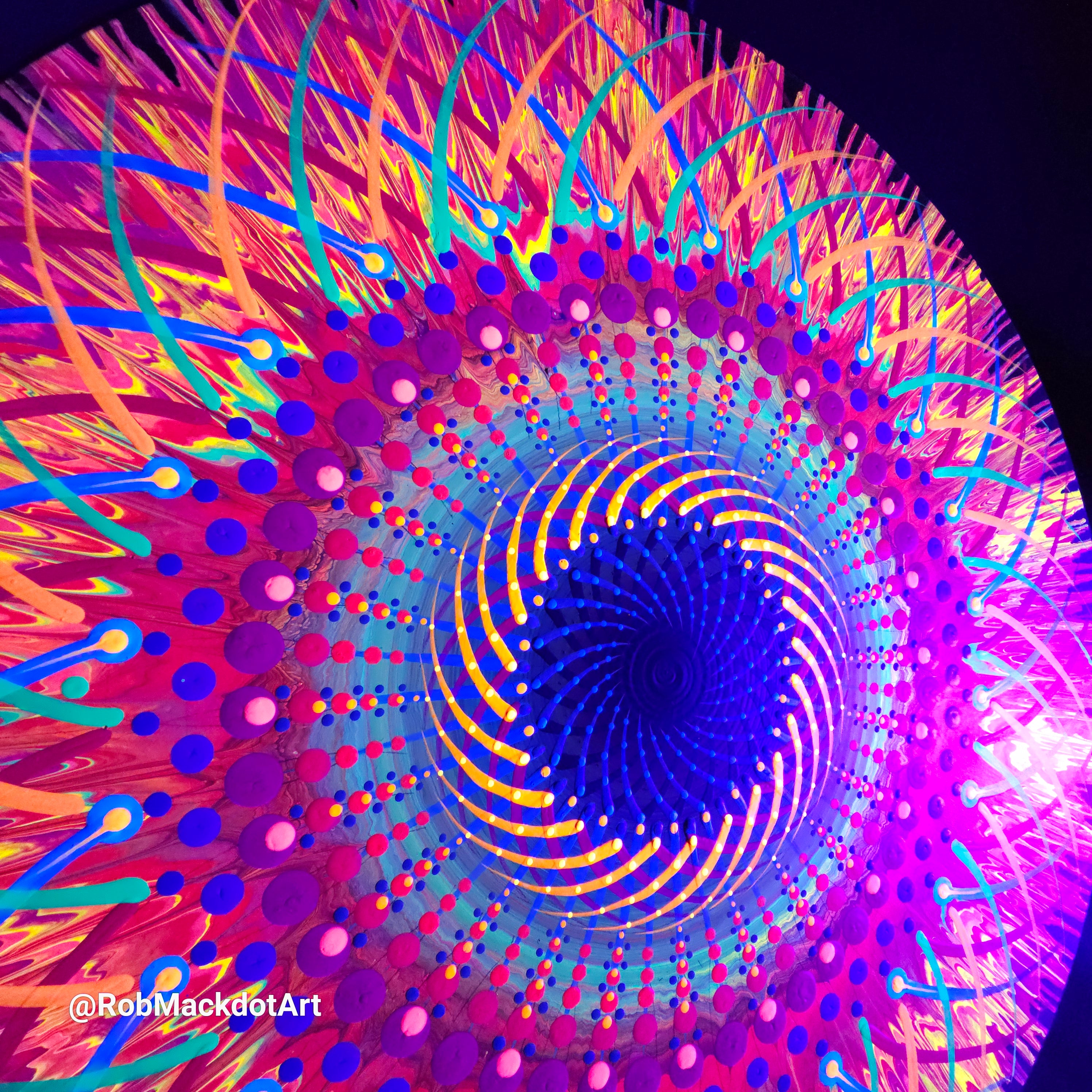 60cm Original Psychedelic Artwork 15