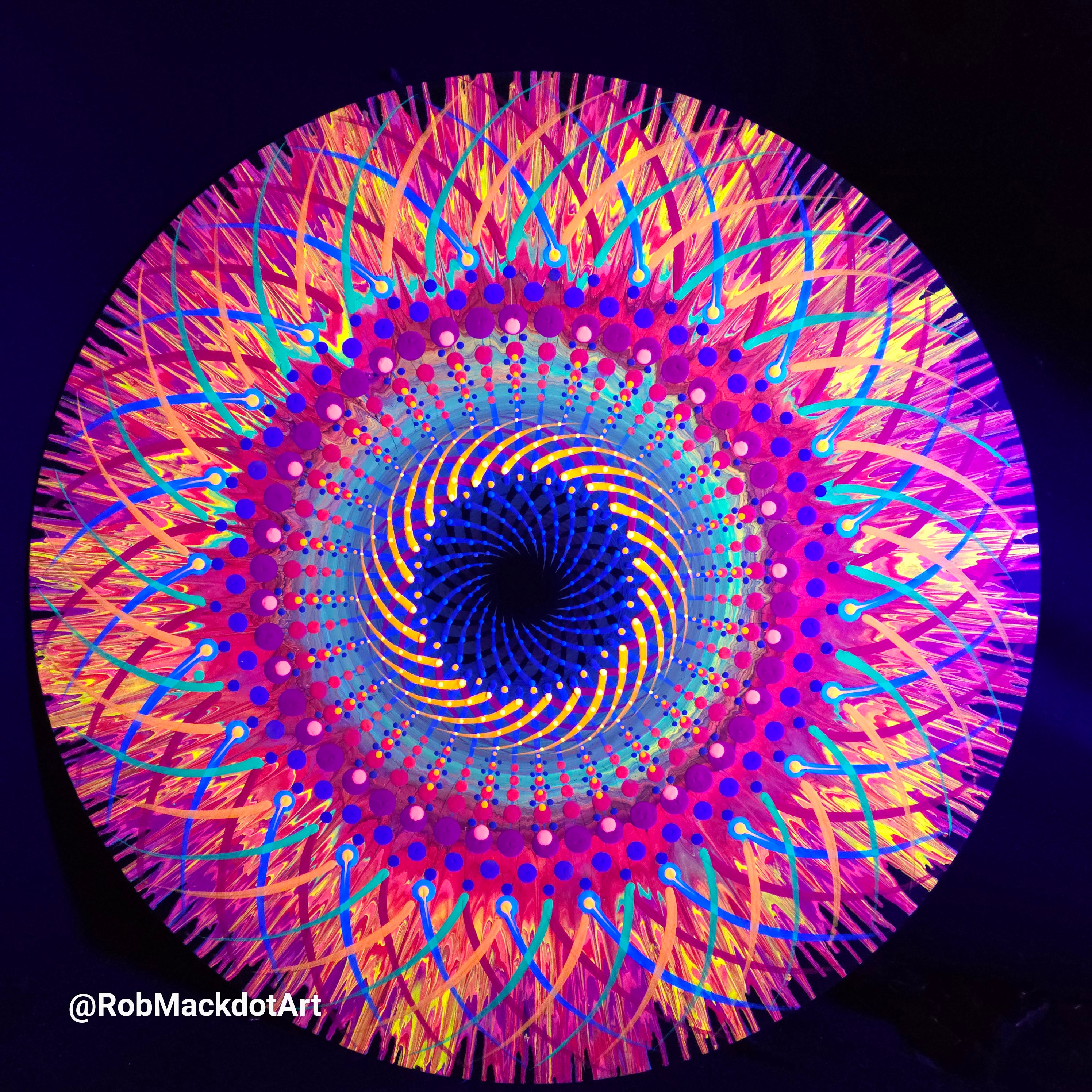 60cm Original Psychedelic Artwork 15