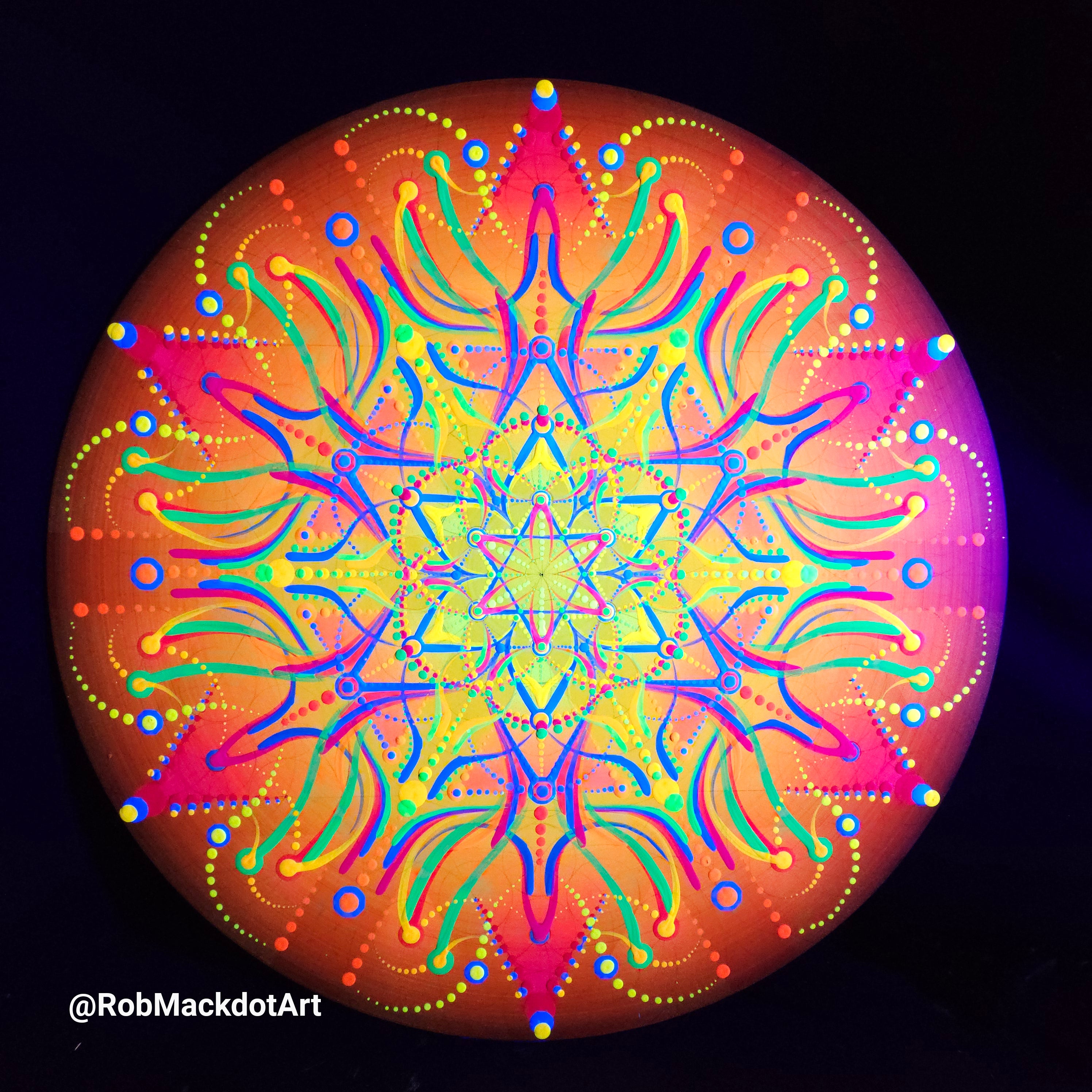 60cm Original Psychedelic Artwork 16