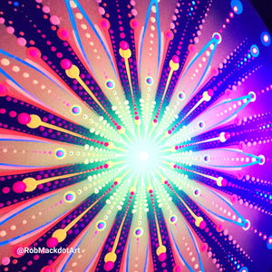 60cm Original Psychedelic Artwork 17
