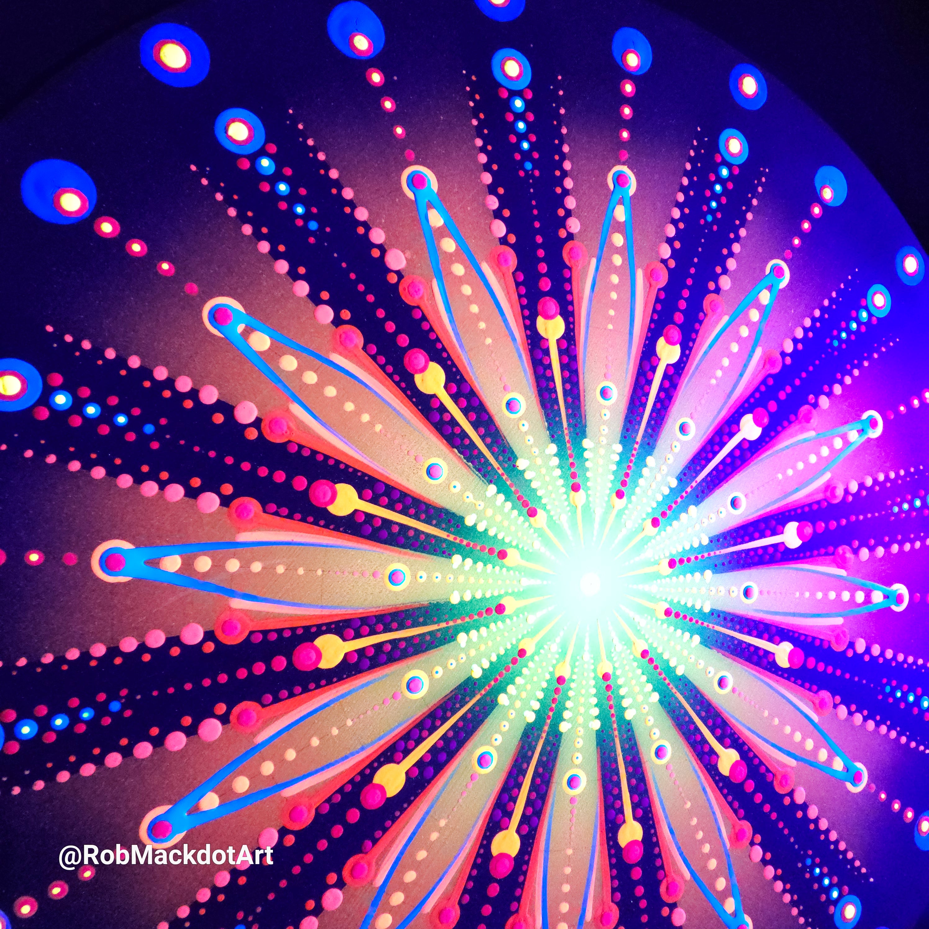 60cm Original Psychedelic Artwork 17