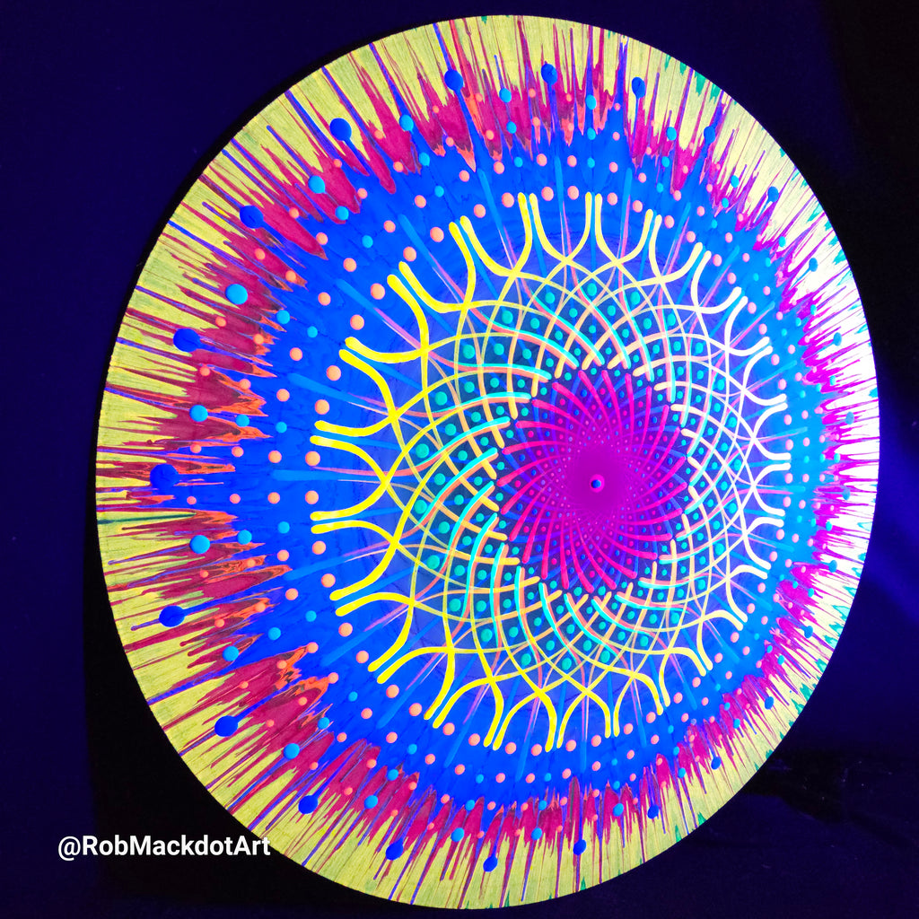 60cm Original Psychedelic Artwork 18