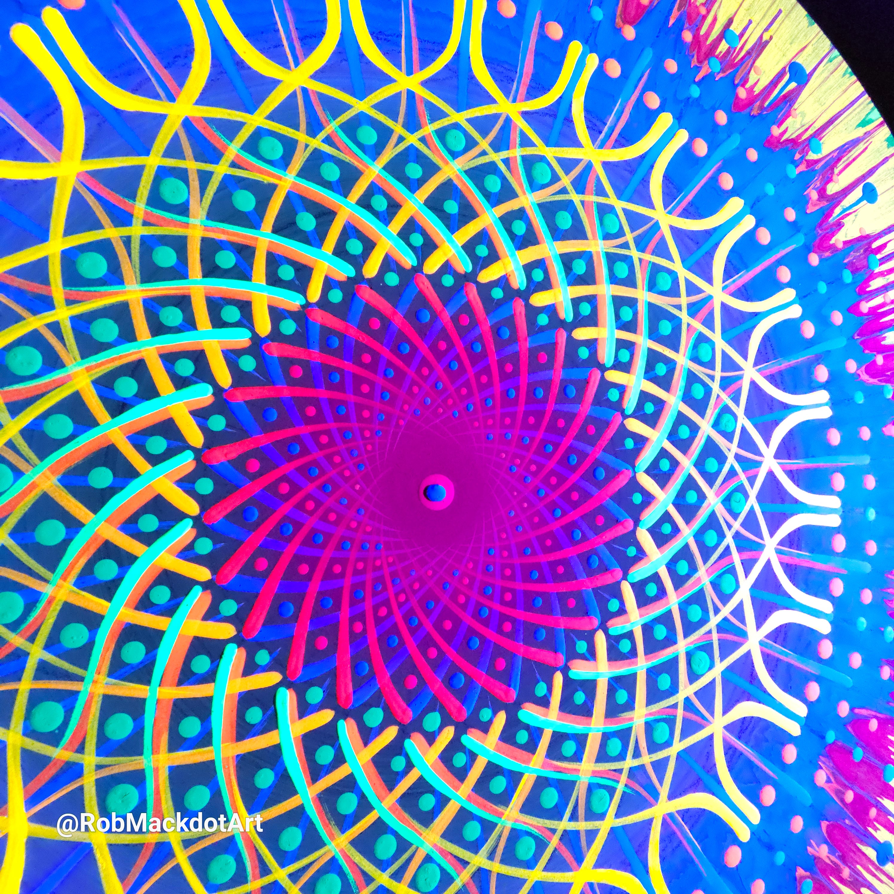 60cm Original Psychedelic Artwork 18