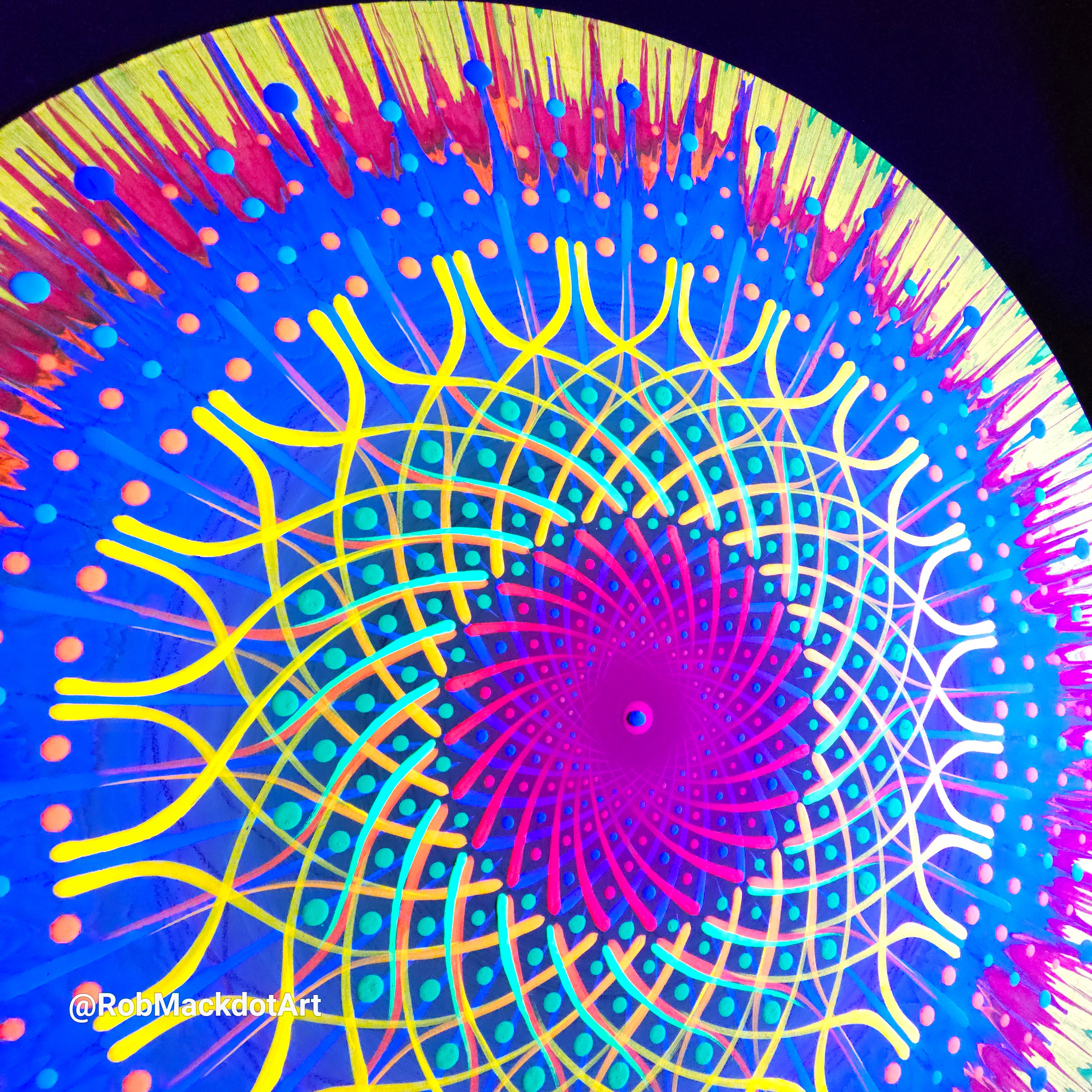 60cm Original Psychedelic Artwork 18