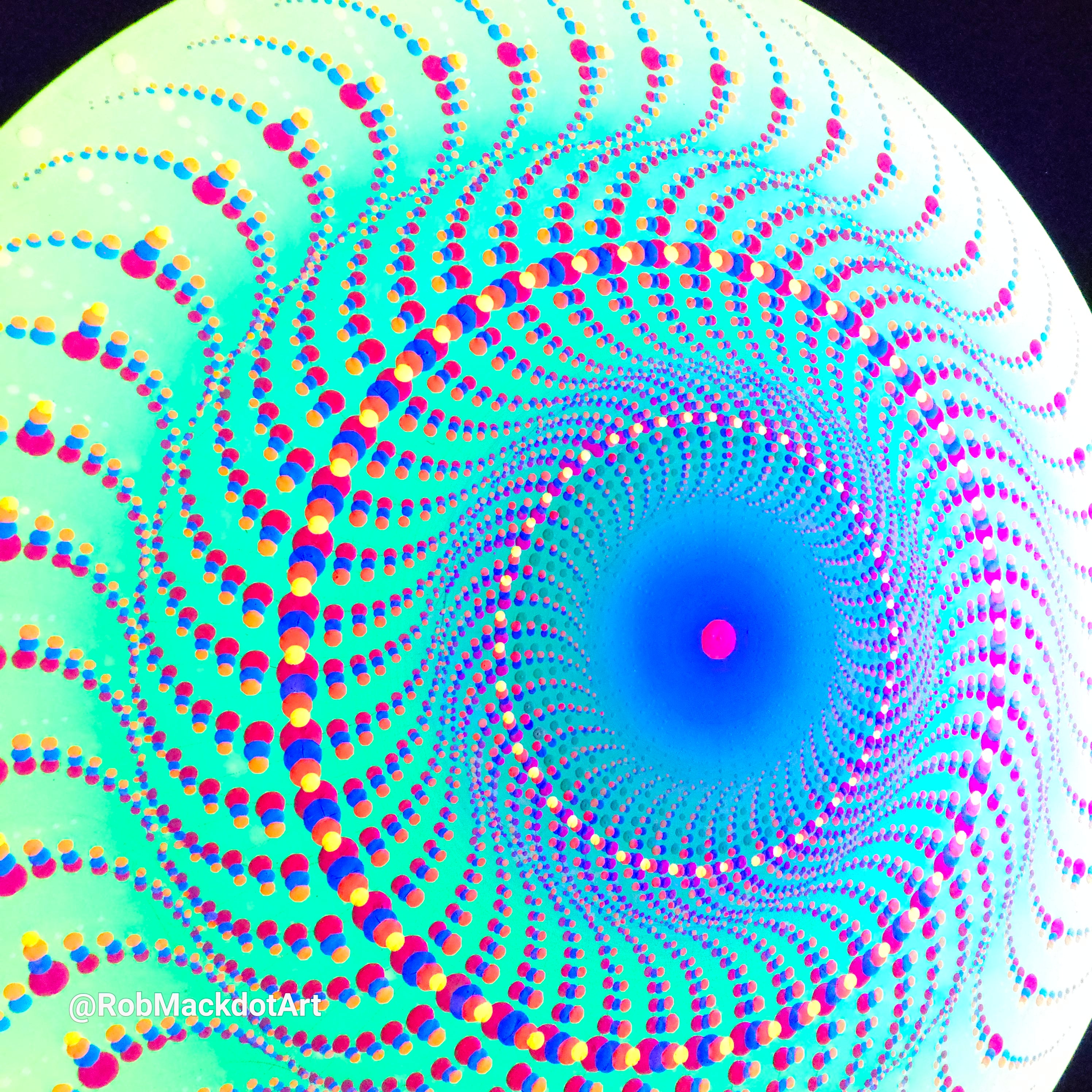 60cm Original Psychedelic Artwork 20