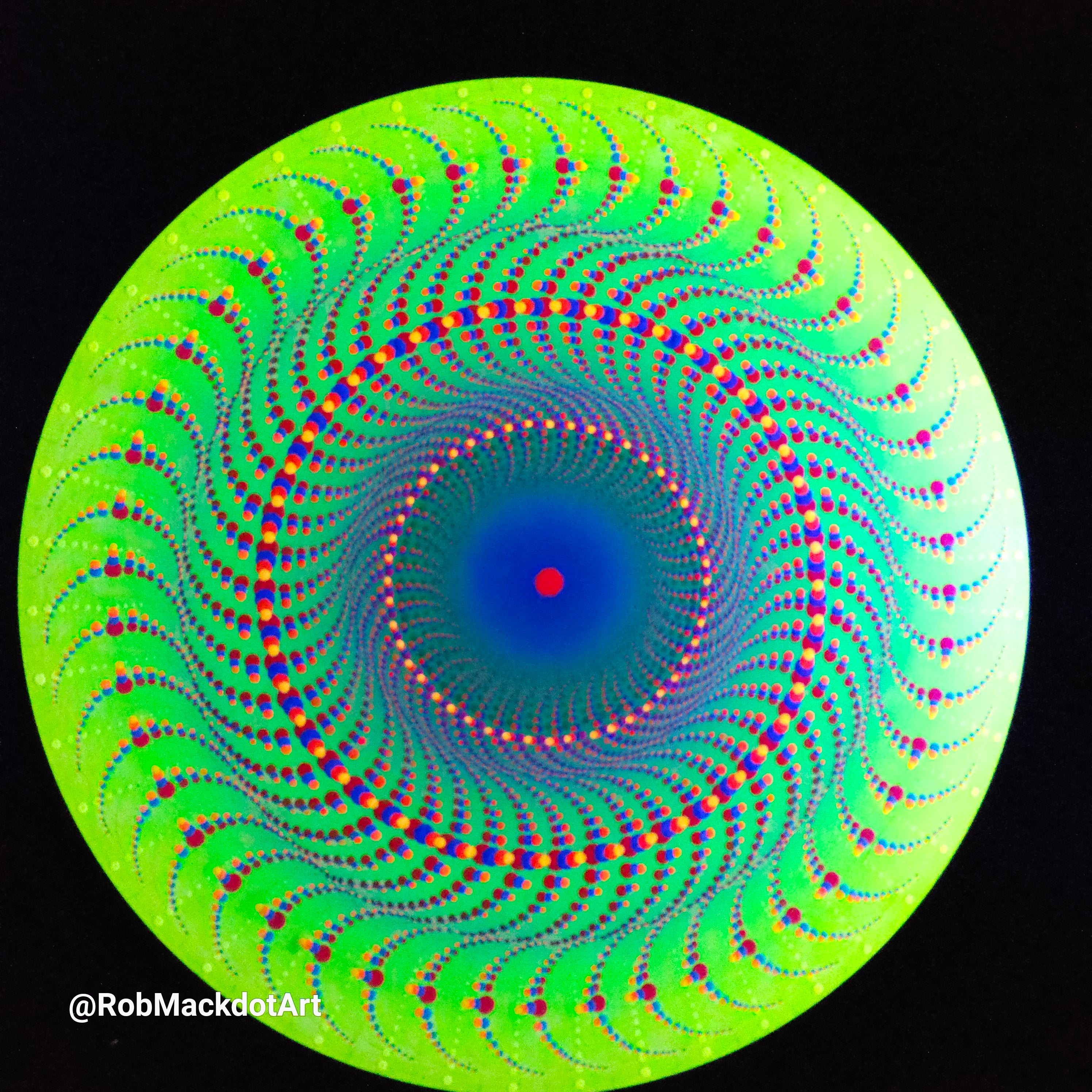 60cm Original Psychedelic Artwork 20