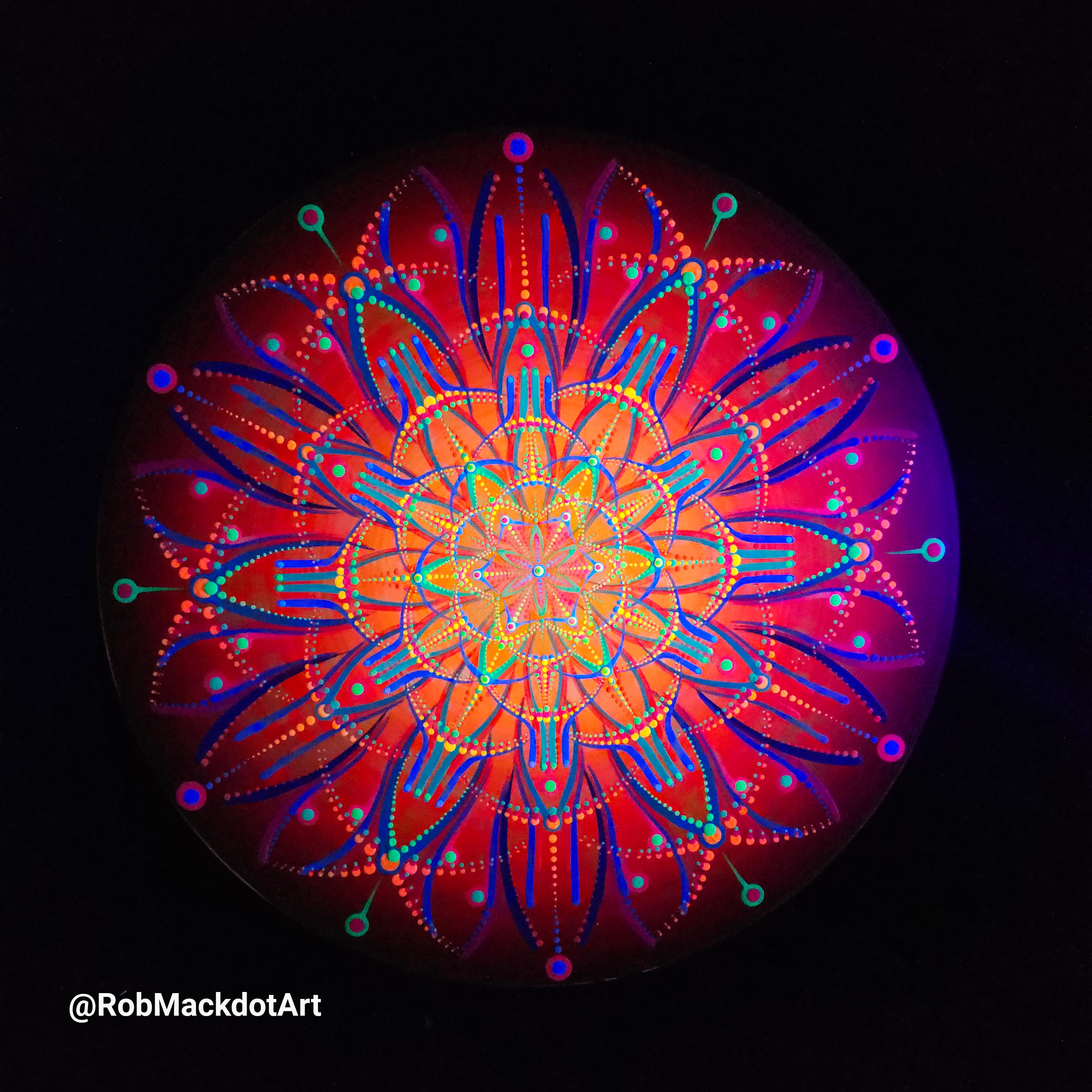 60cm Original Psychedelic Artwork 21